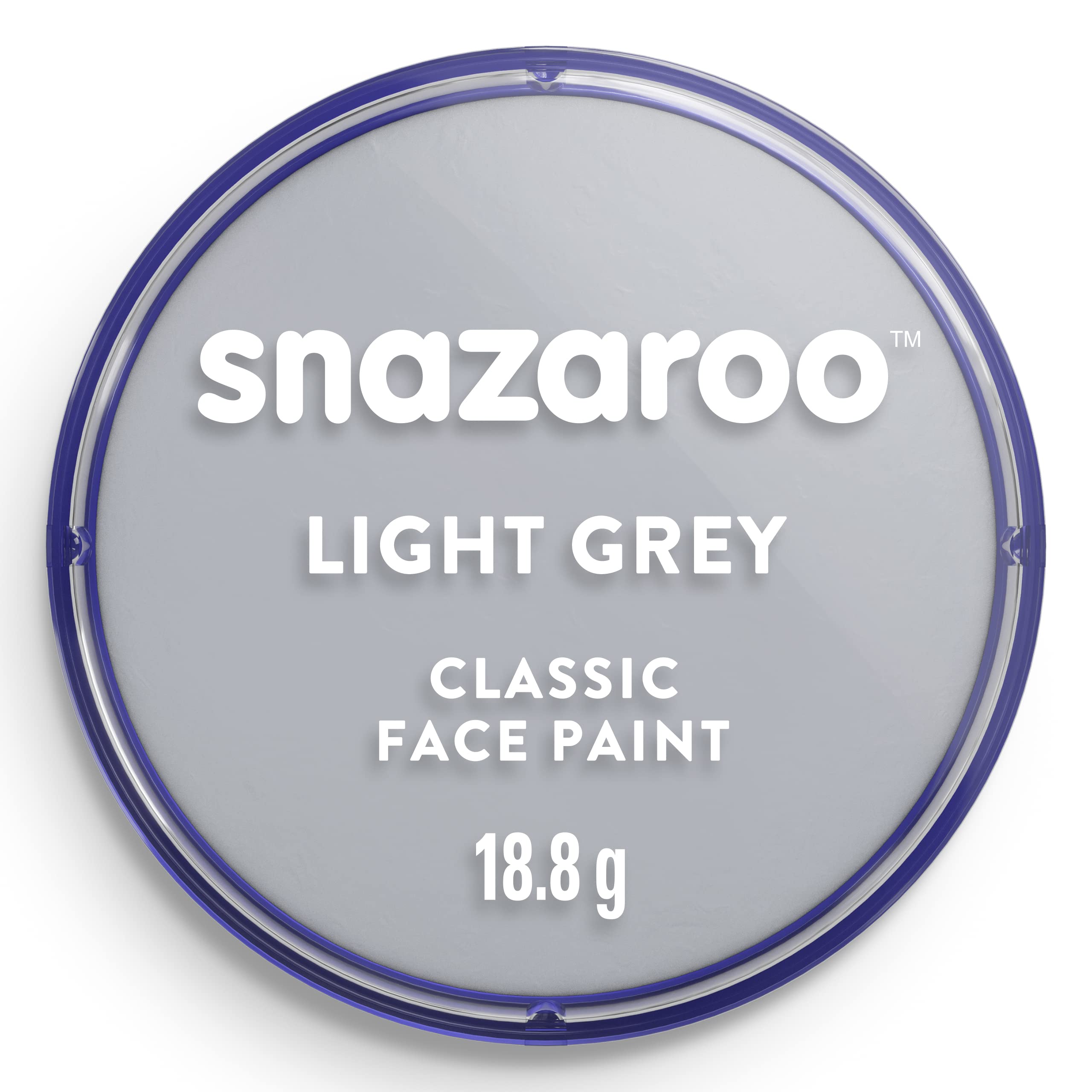 Snazaroo - Light Grey Classic Face Paint (18 ml) Pack of 5 1