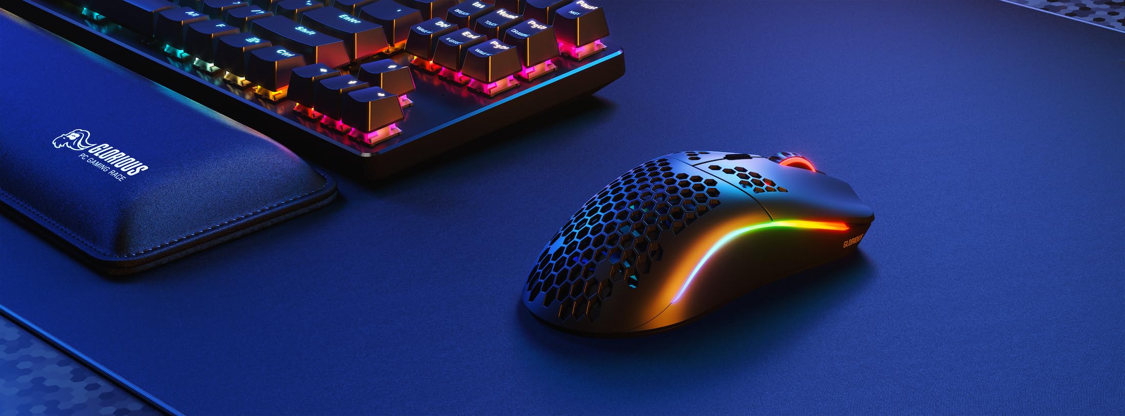 GLORIOUS Model O Wireless Gaming Mouse - 69g Superlight, Honeycomb Design, 19,000 DPI, 71H Battery, RGB, Ambidextrous, 2.4GHz Wireless - Matte Black 7
