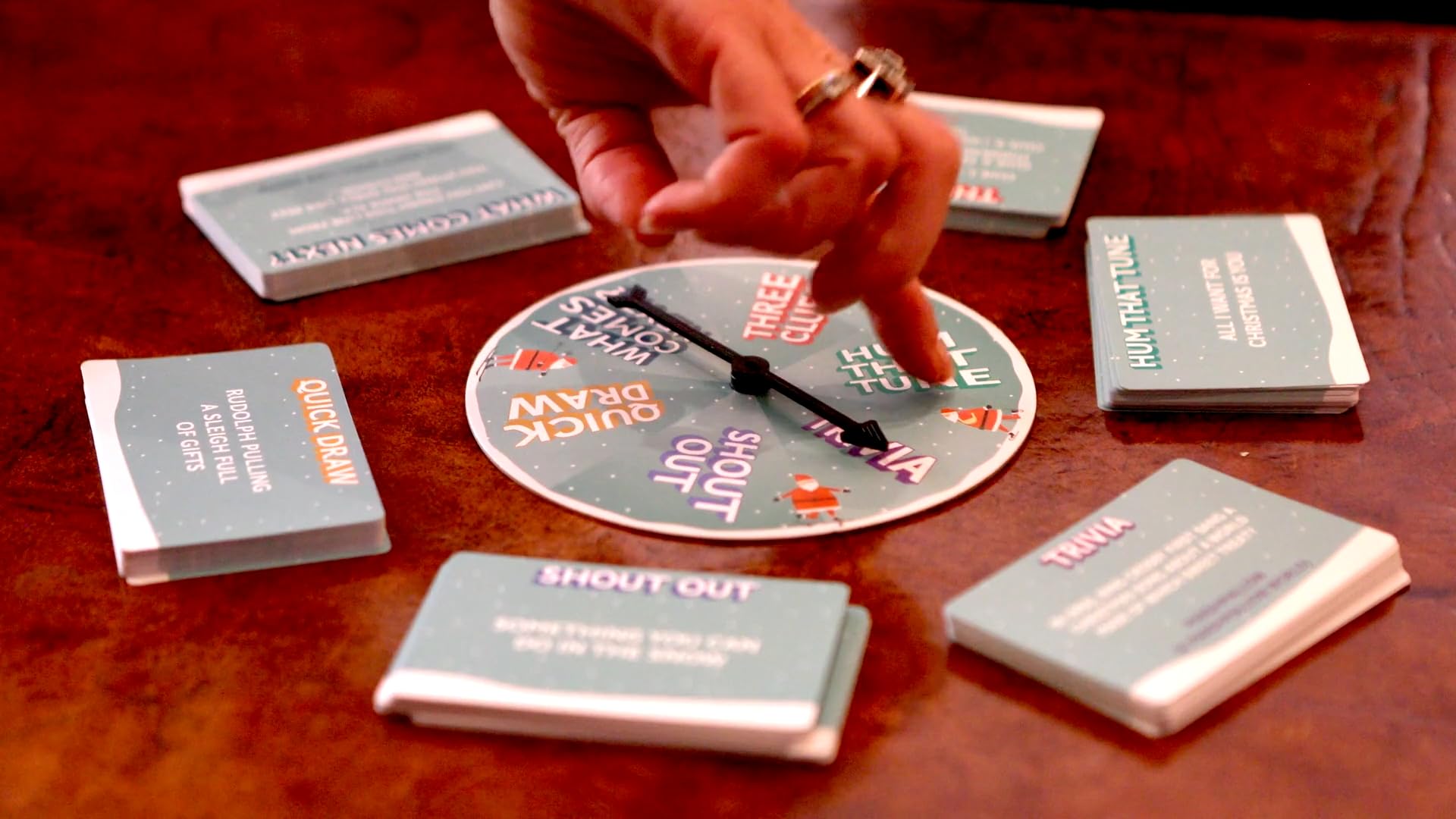 Talking Tables Christmas Family Games Night - Six Festive Card Games for Kids and Adults 7