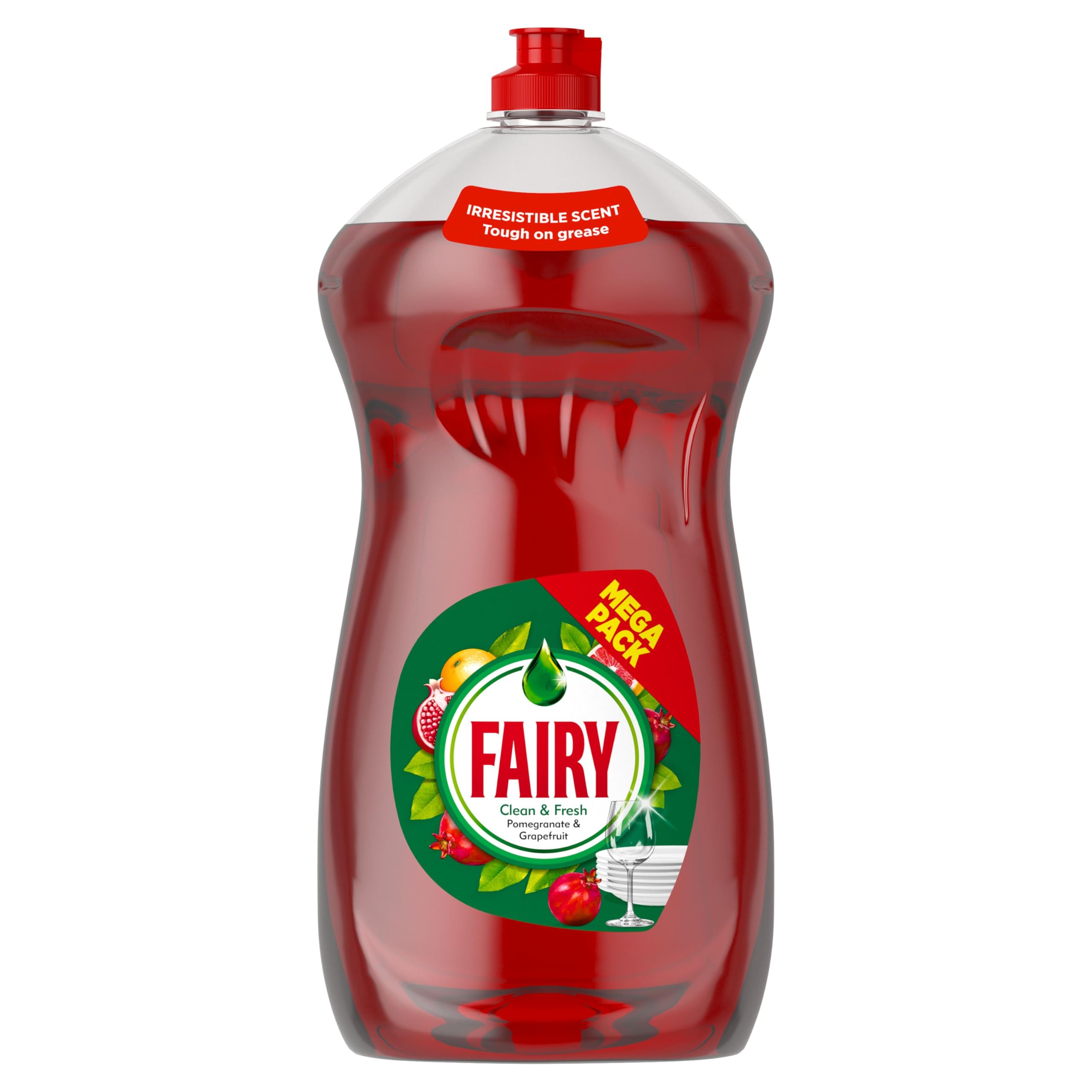 Fairy - Clean and Fresh Washing Up Liquid Pomegranate and Grapefruit 1450ML