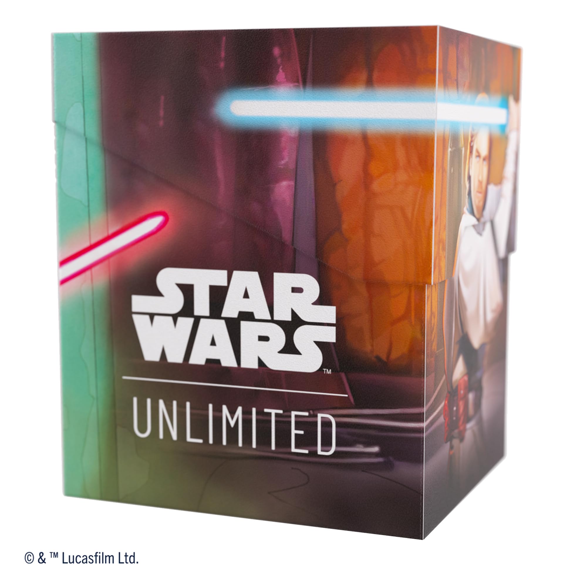 Gamegenic Star Wars Unlimited Set 3 Soft Crate - Obi-Wan Kenobi/Darth Maul | Holds Double-Sleeved Deck 3