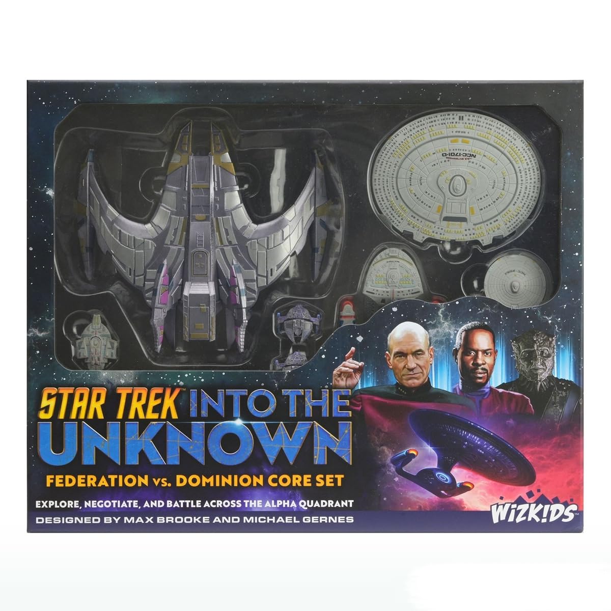 WizKids Star Trek: Into The Unknown - Federation vs. Dominion Core Set Board Game | Ages 15+
