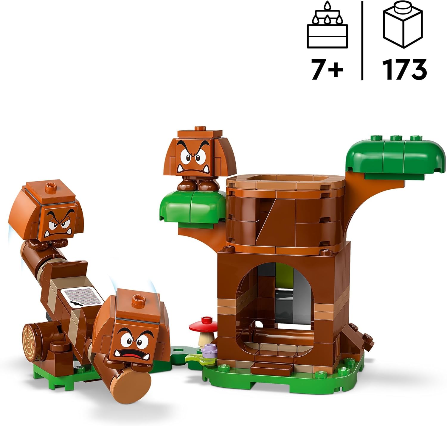 LEGO Super Mario Goombas’ Playground Set - 3 Goomba Figures & Interactive Playset for Kids 7+ 2