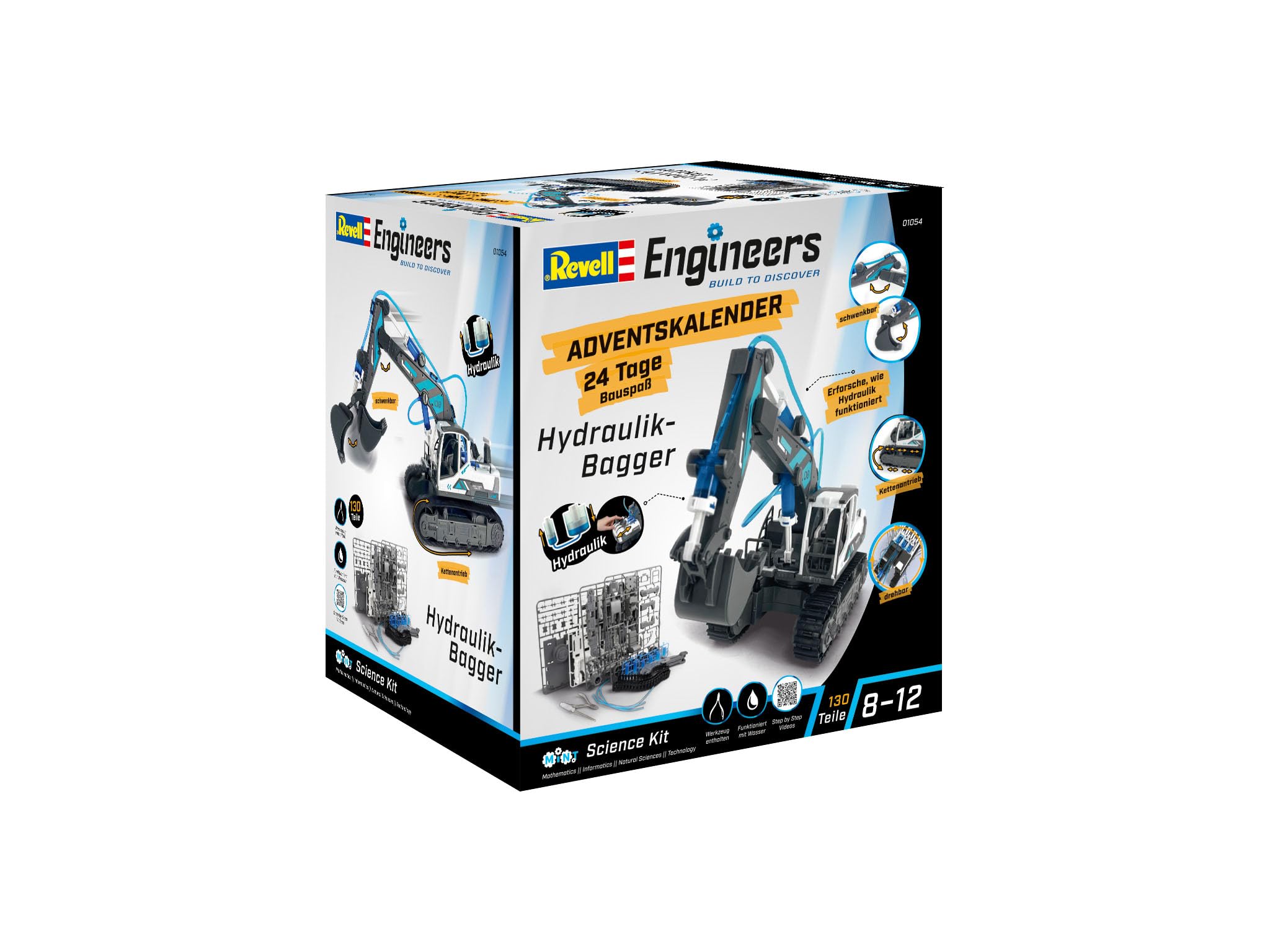 Revell Hydraulic Excavator Advent Calendar - Building Kit for Young Engineers 15