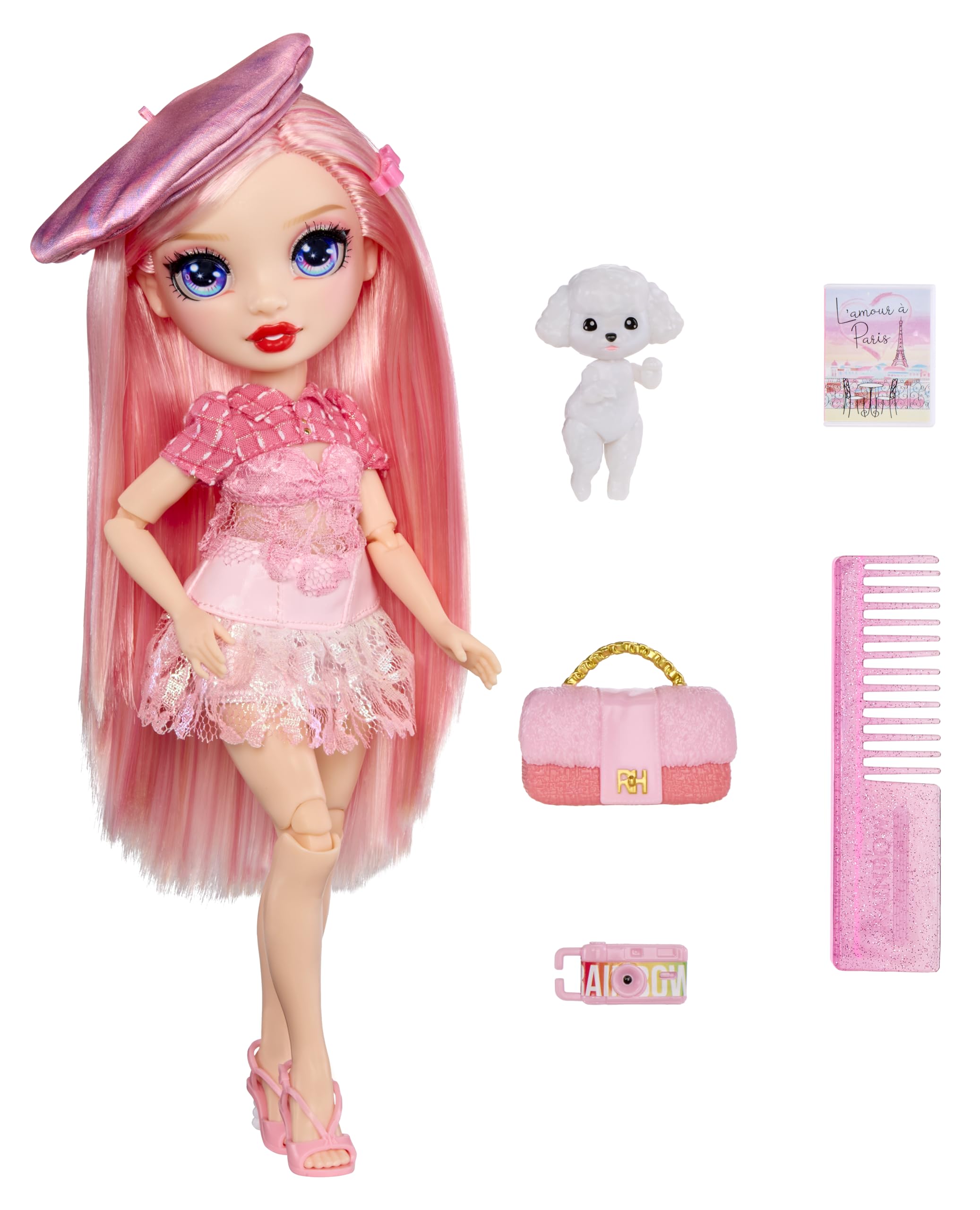 Rainbow High Bella Parker Fashion Doll - Pink, 28 cm, Ages 4-12