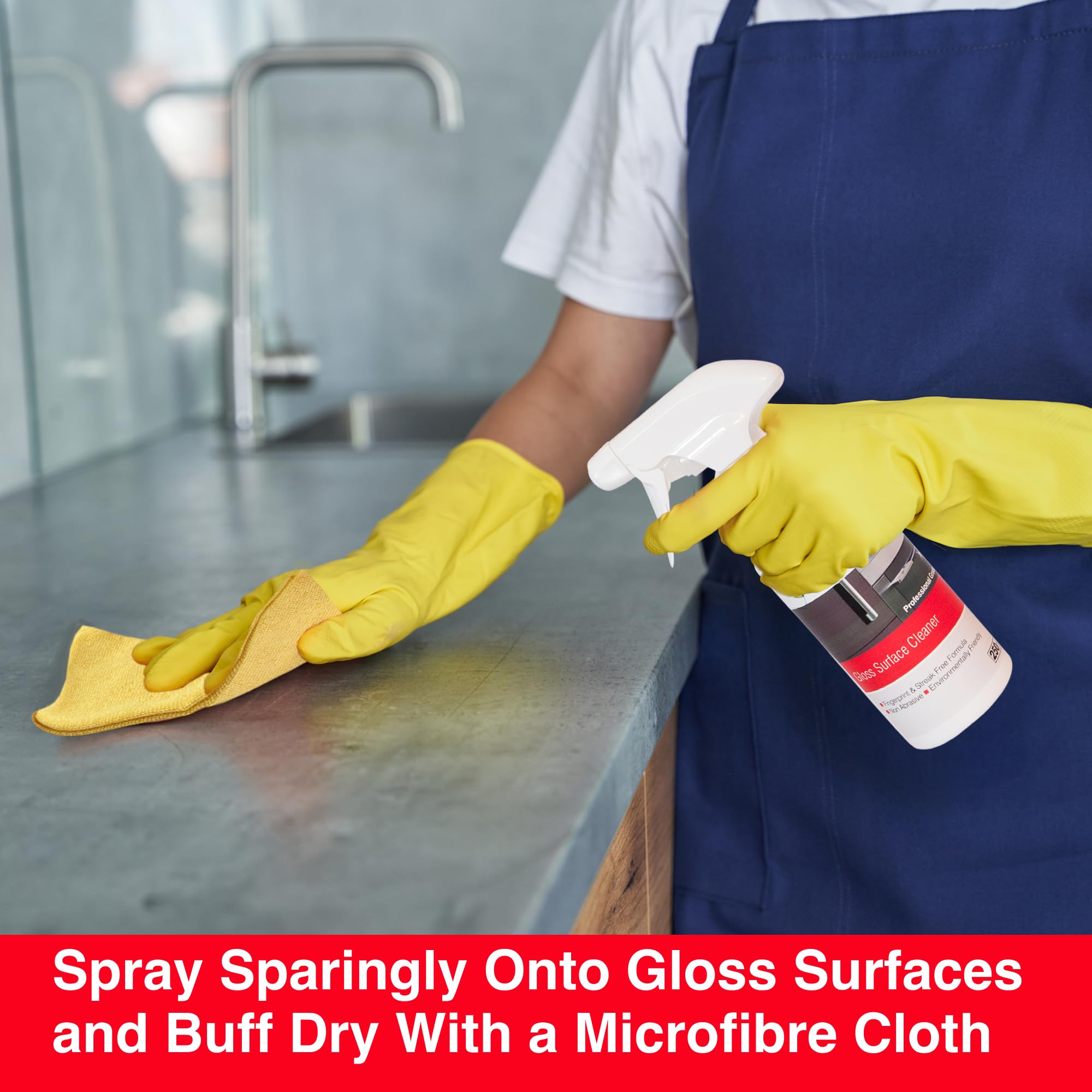 Unika Gloss Surface Cleaner - Anti-Static, Streak-Free Finish | 250 ml Spray | Fresh Scent