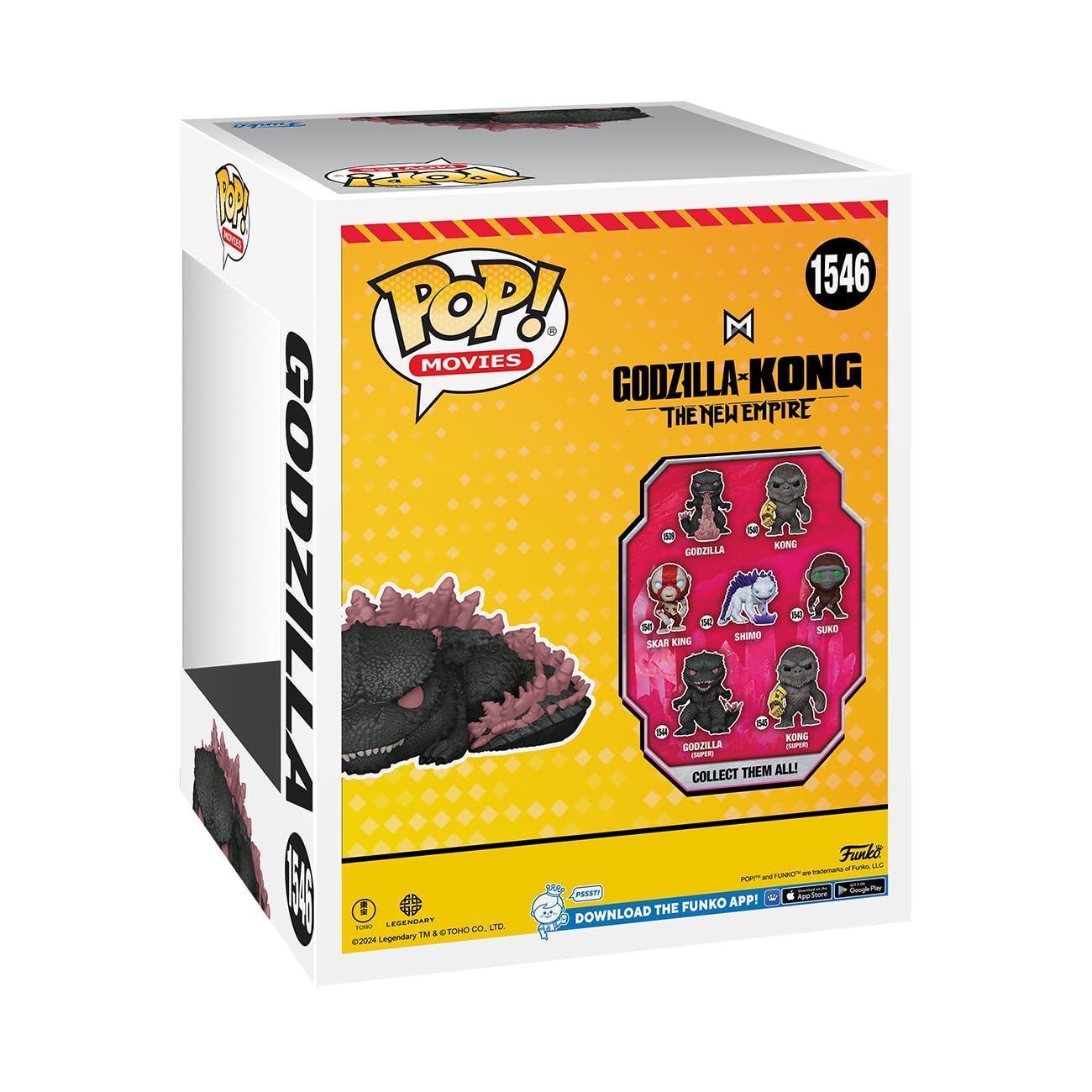 Funko POP! Godzilla vs Kong - Godzilla (Sleeping) Exclusive Vinyl Figure | 3.75 in 3