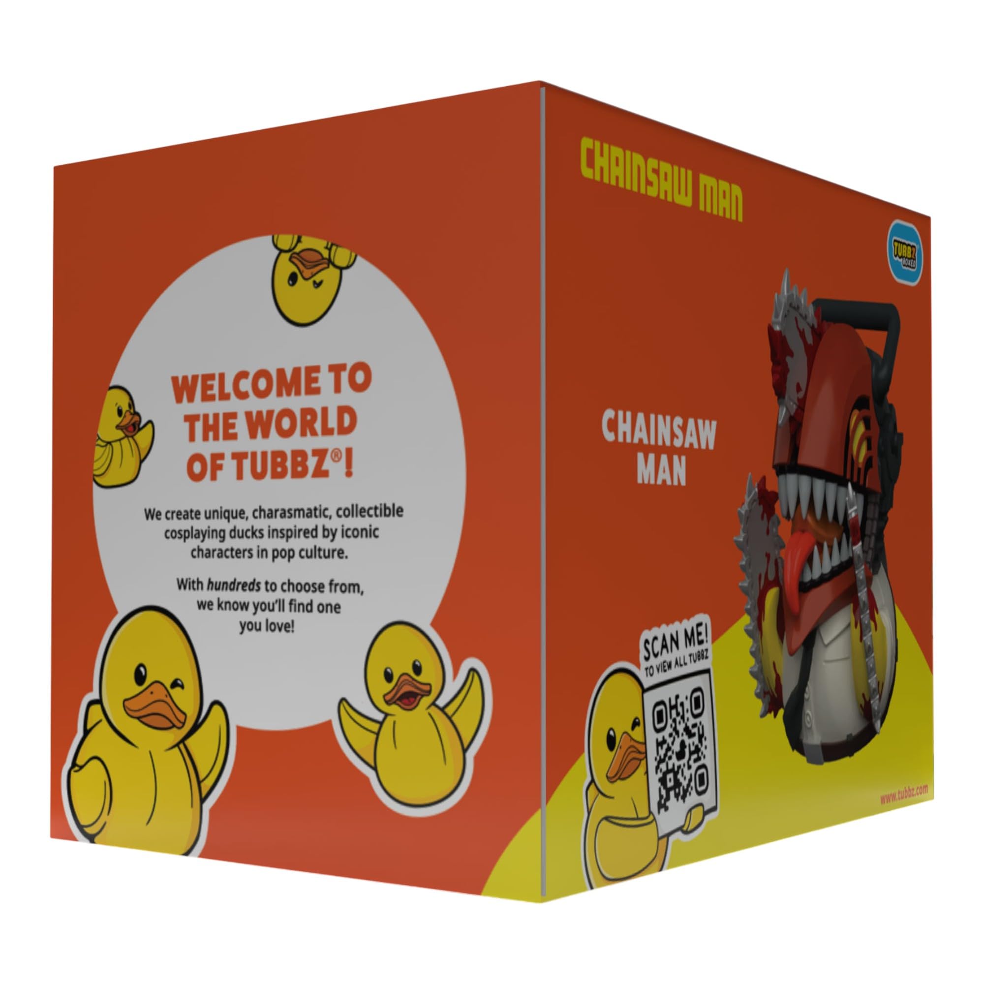 TUBBZ Boxed Edition Chainsaw Man - Denji Cosplaying Rubber Duck Vinyl Figure 4