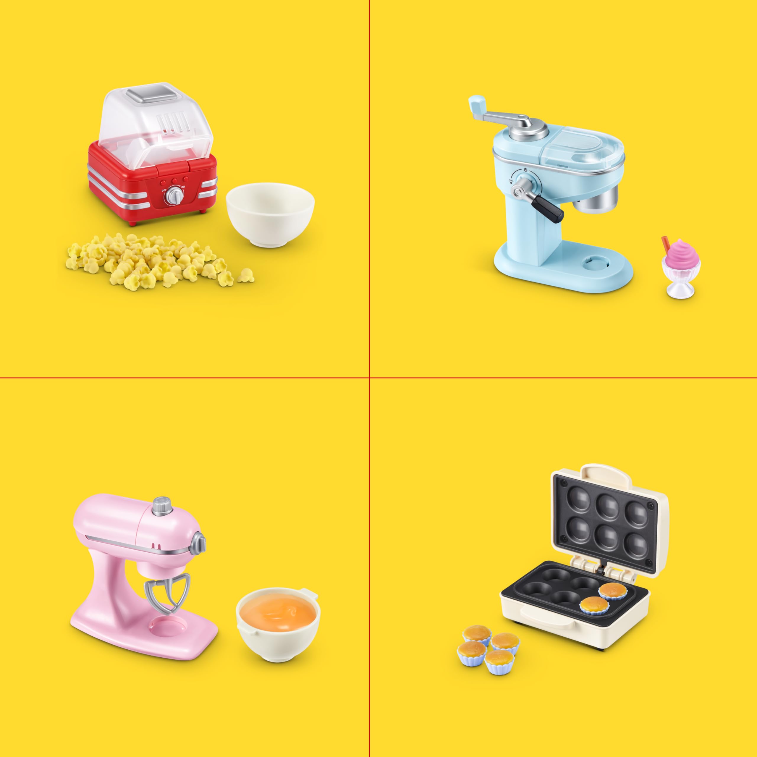 Mini Brands Really Works Magic Cook Kitchen Capsule Series 1 - Waffle Maker Miniature | Ages 3+ 8