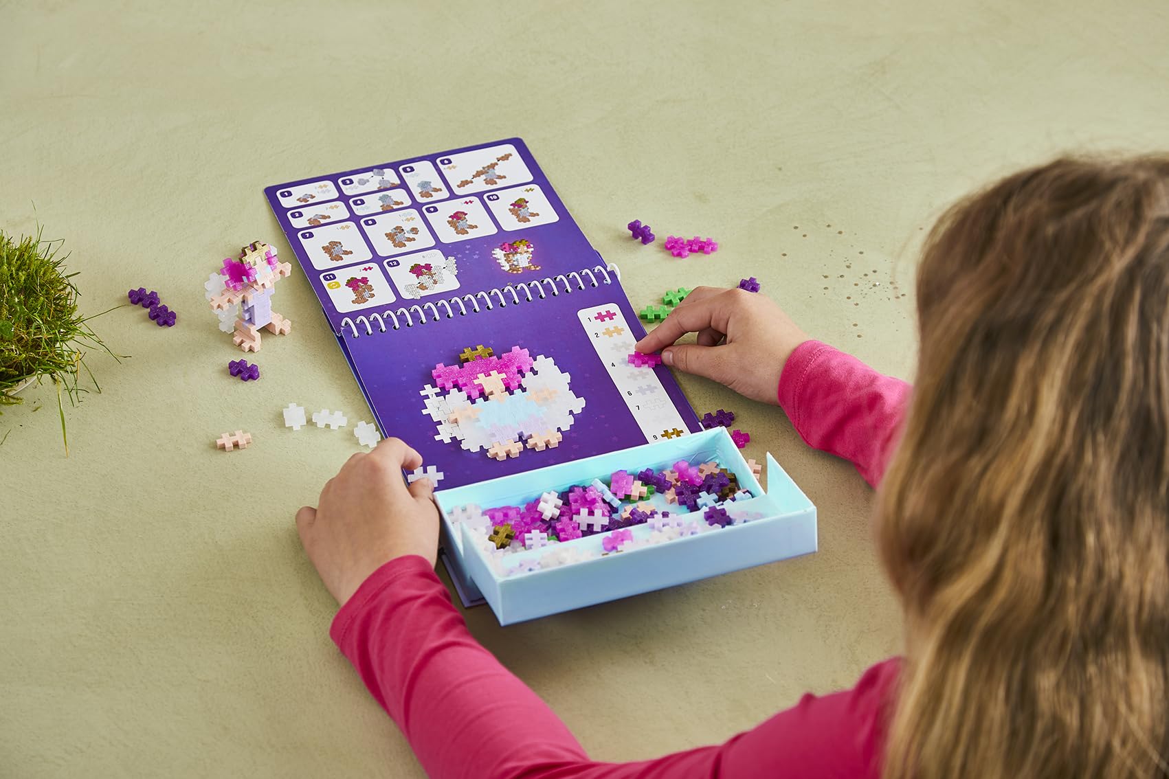 PLUS PLUS Enchanted Forest Mosaic Kit - 125 Pieces | Ages 5-12 | Dishwasher Safe 3