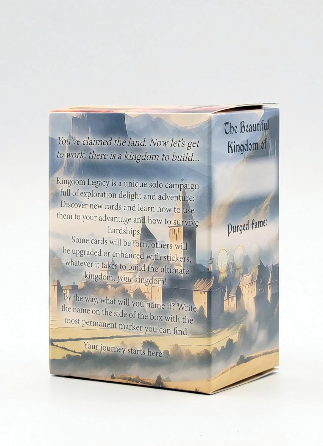 Fryx Games Kingdom Legacy Feudal Kingdom - Strategy Card Game for 1 Player