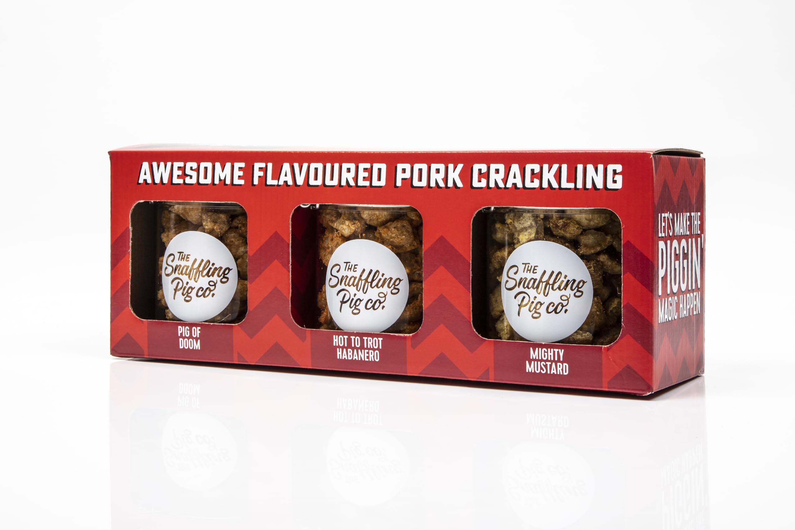 The Snaffling Pig Co. - Pig ’N’ Mix Pork Crackling Hot Mix, 90 g 4