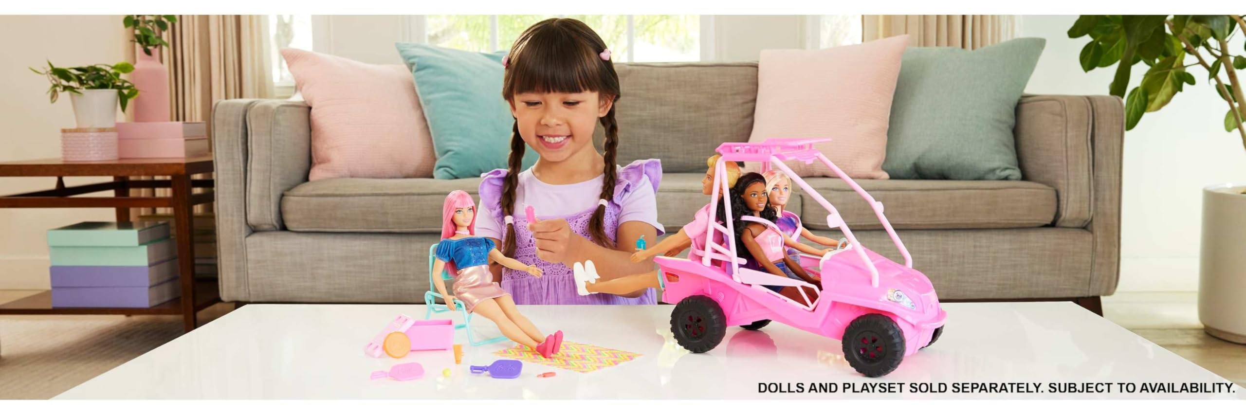 Barbie Mysteries: Beach Detectives Playset - Beach Buggy Vehicle with 10+ Accessories 4
