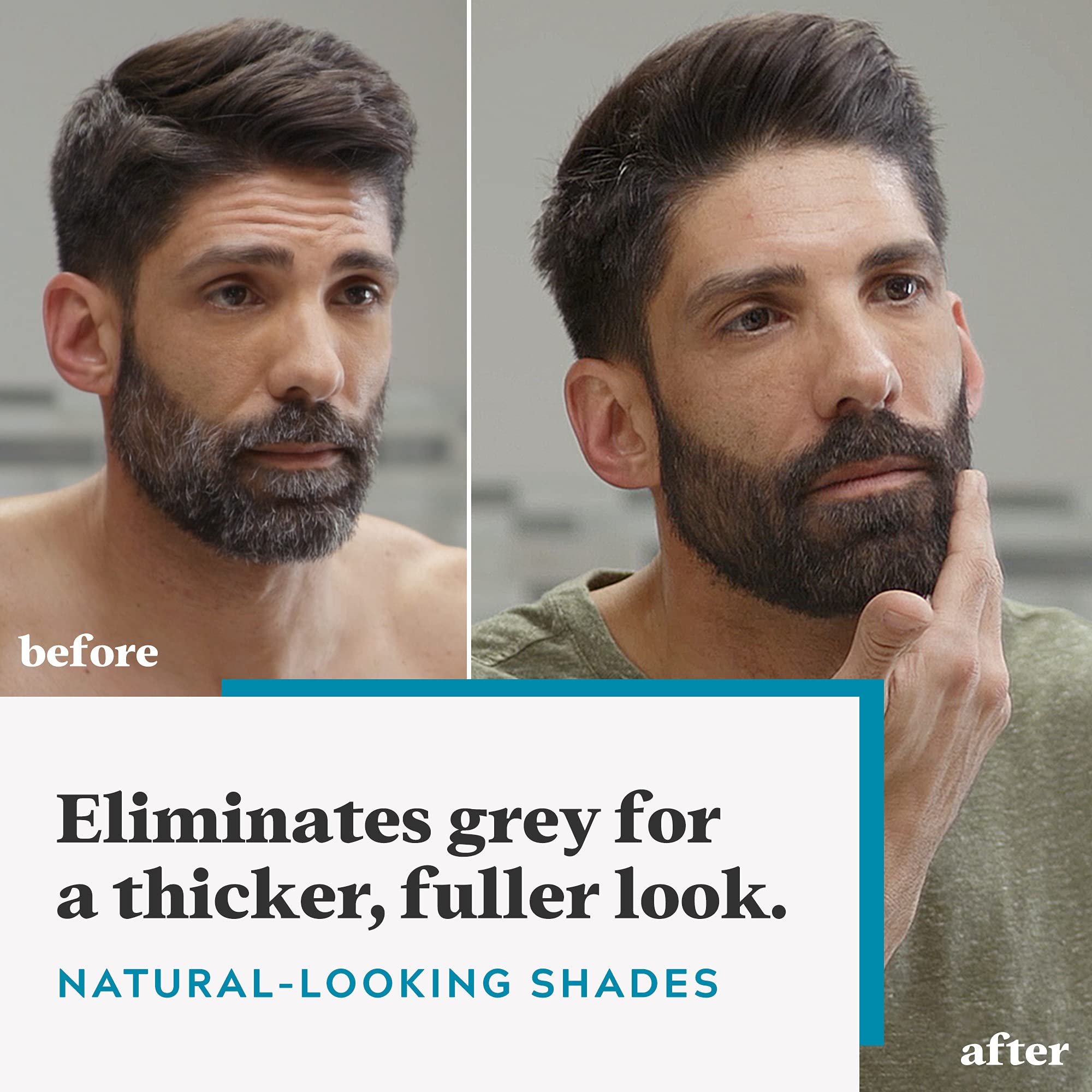 Just For Men Moustache & Beard Dye - Light Brown (M25) for Thicker, Fuller Look 2