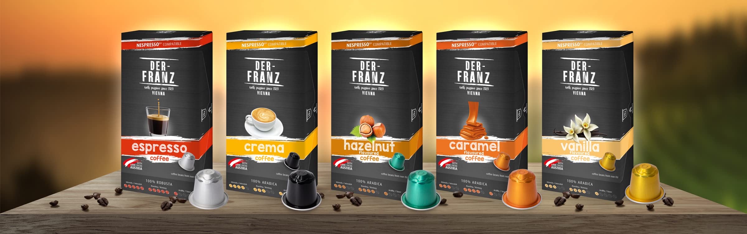 Der-Franz Nespresso Compatible Coffee Capsules - Hazelnut Aroma, 10 Capsules 5