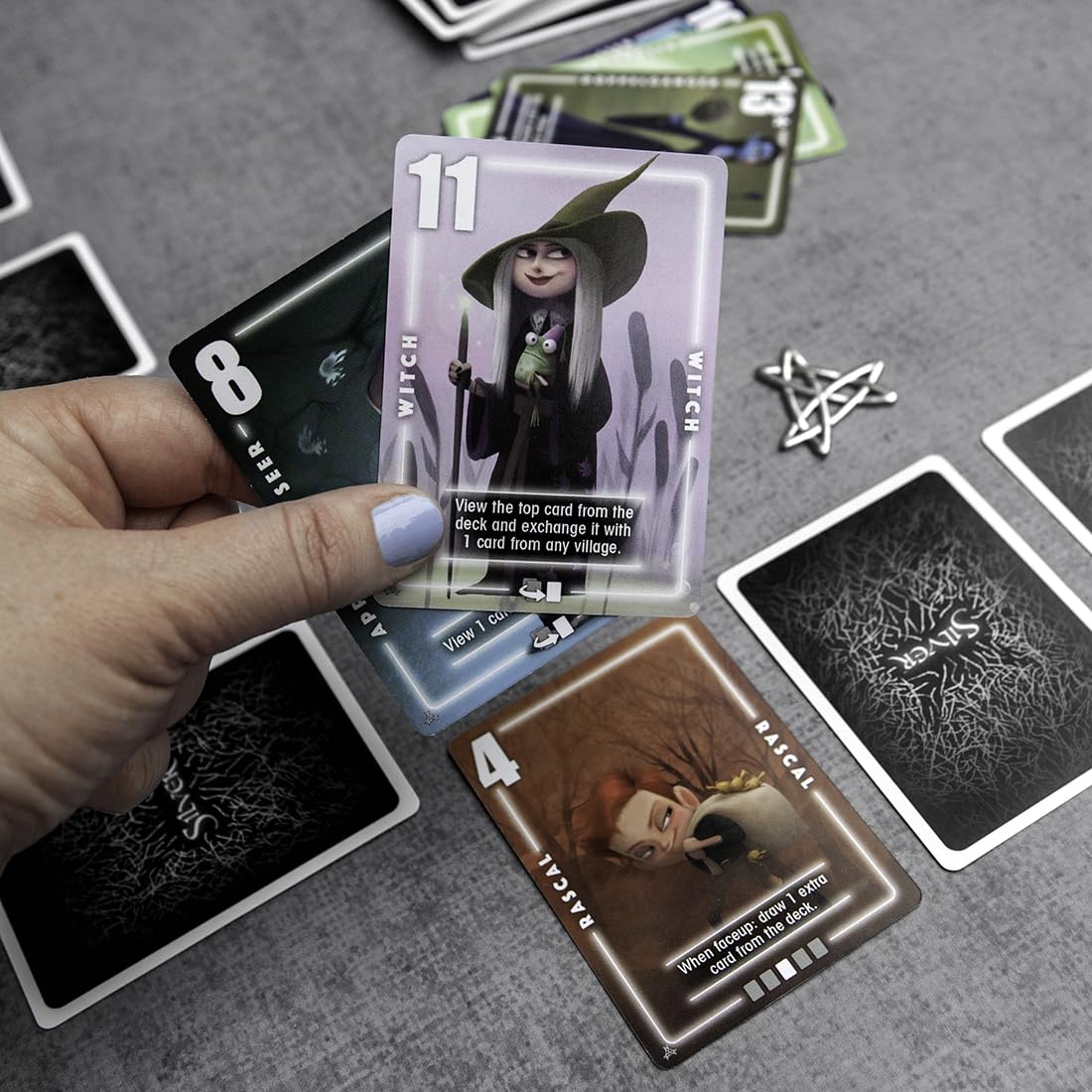 Bezier Games Silver Mixed Colours Card Game 4