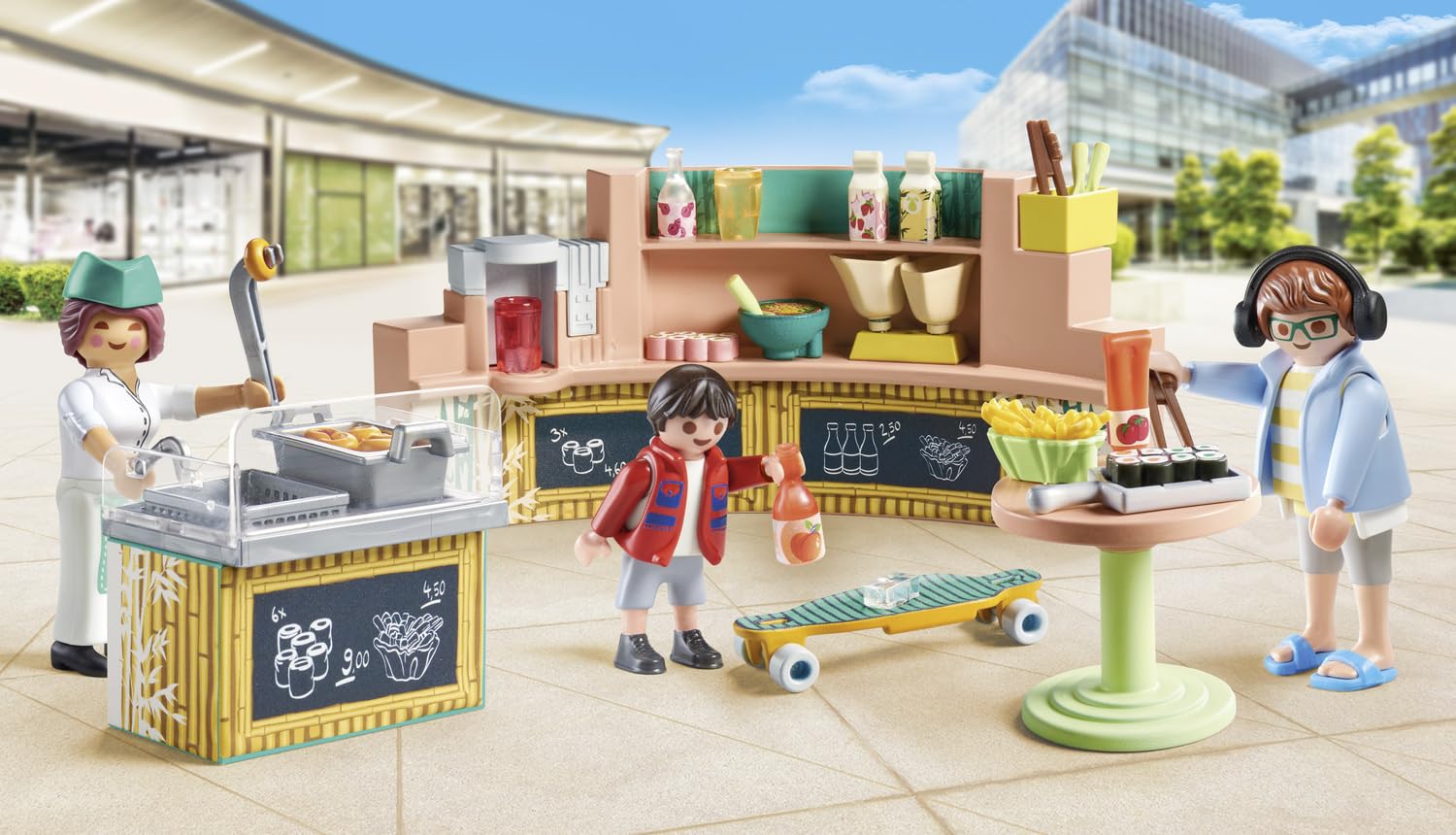 Playmobil 71538 myLife Food Lounge Restaurant Playset with 3 Figures 3