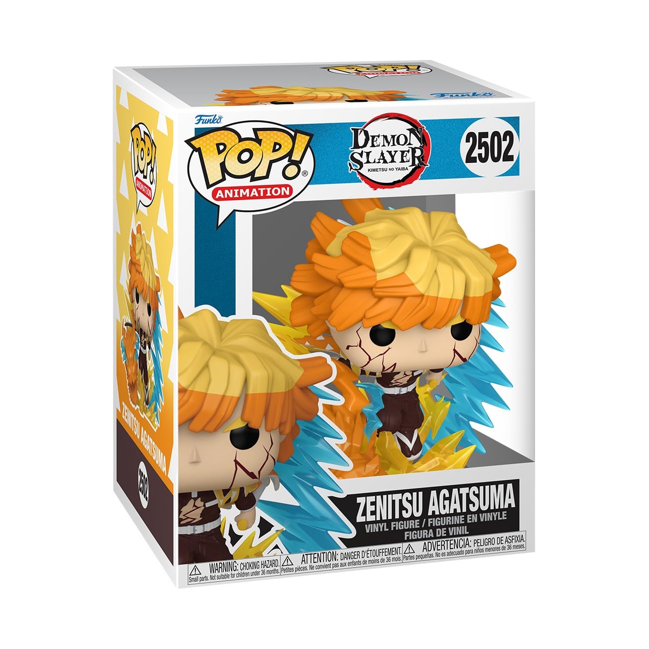 Funko POP! Premium Demon Slayer Zenitsu Agatsuma Vinyl Figure - Chase Variant, 3.75 inches 1