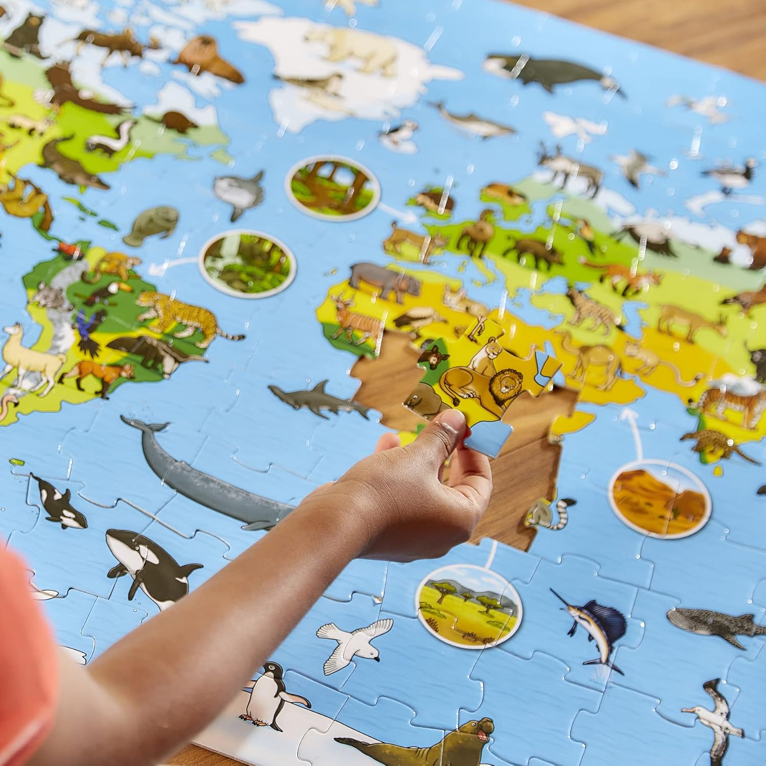 Orchard Toys Animal World Jigsaw Puzzle - 150-Piece Educational Puzzle for Kids 5-10 Years 2