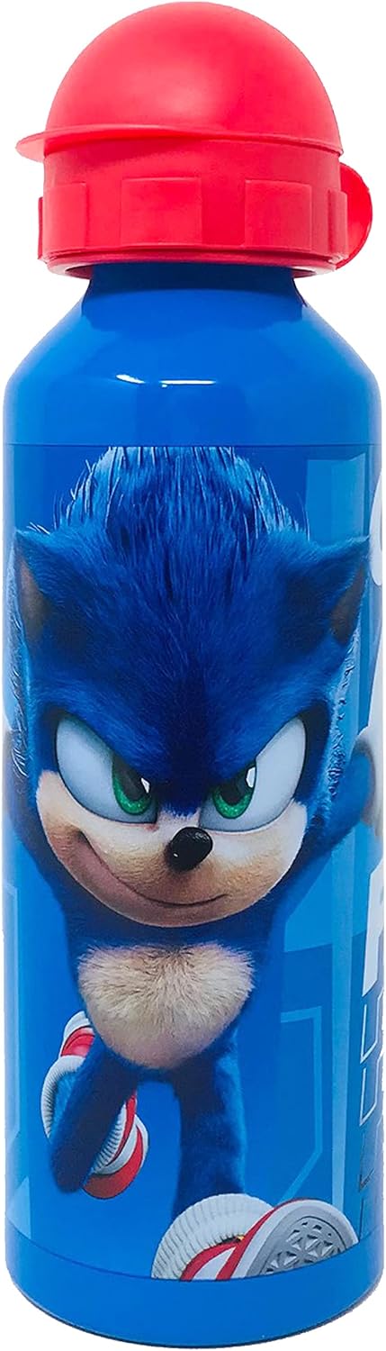 GIOVAS Sonic The Hedgehog Kids Aluminum Water Bottle 520ml