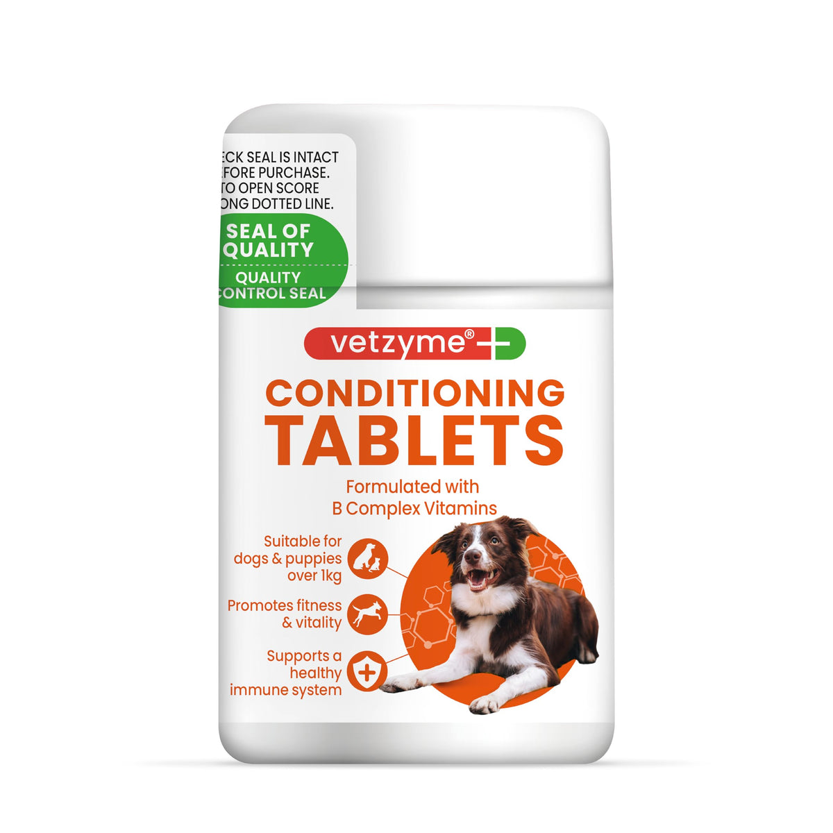 Vetzyme Conditioning Dog Supplements - 100 Tablets