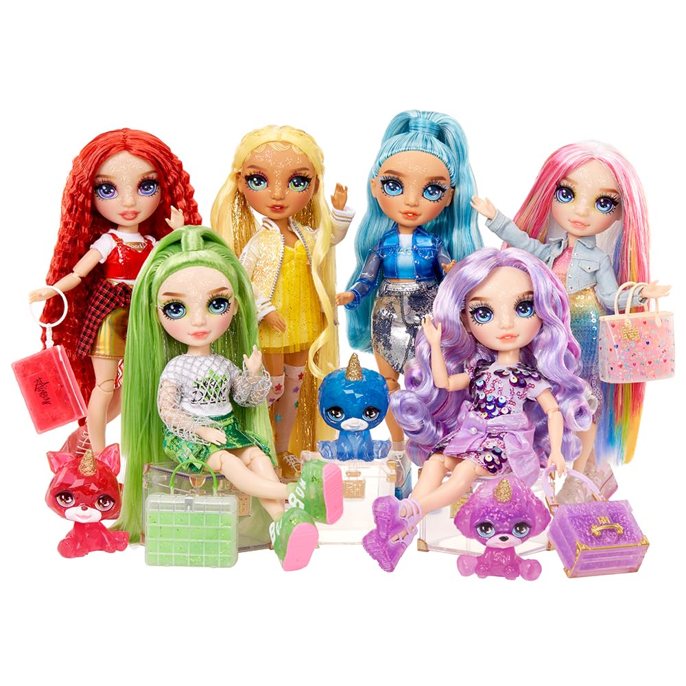Rainbow High Amaya Fashion Doll with Sparkle Slime & Magical Pet - 28 cm Poseable Doll with Customizable Accessories 8
