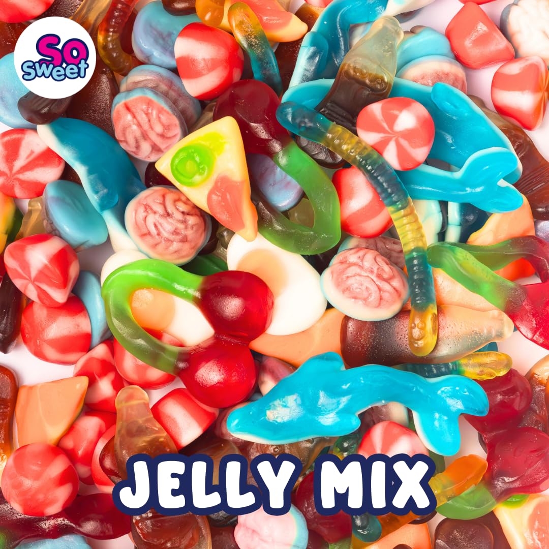 SoSweet Jelly Sweet Mix - 1kg Bulk Bag of Classic Chewy Sweets | Vidal Quality 3
