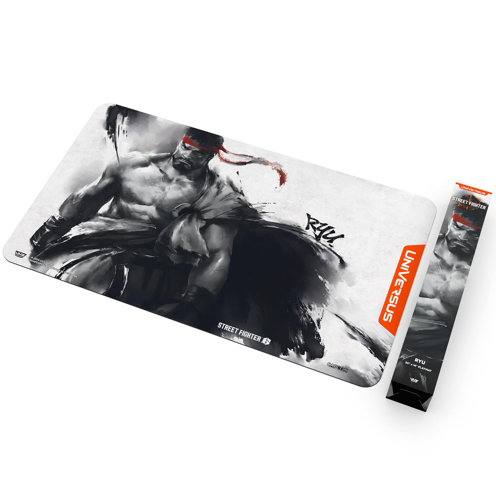UniVersus Street Fighter 6: Challenger Series Playmat - Ryu | 24 x 14 Inch Neoprene 4