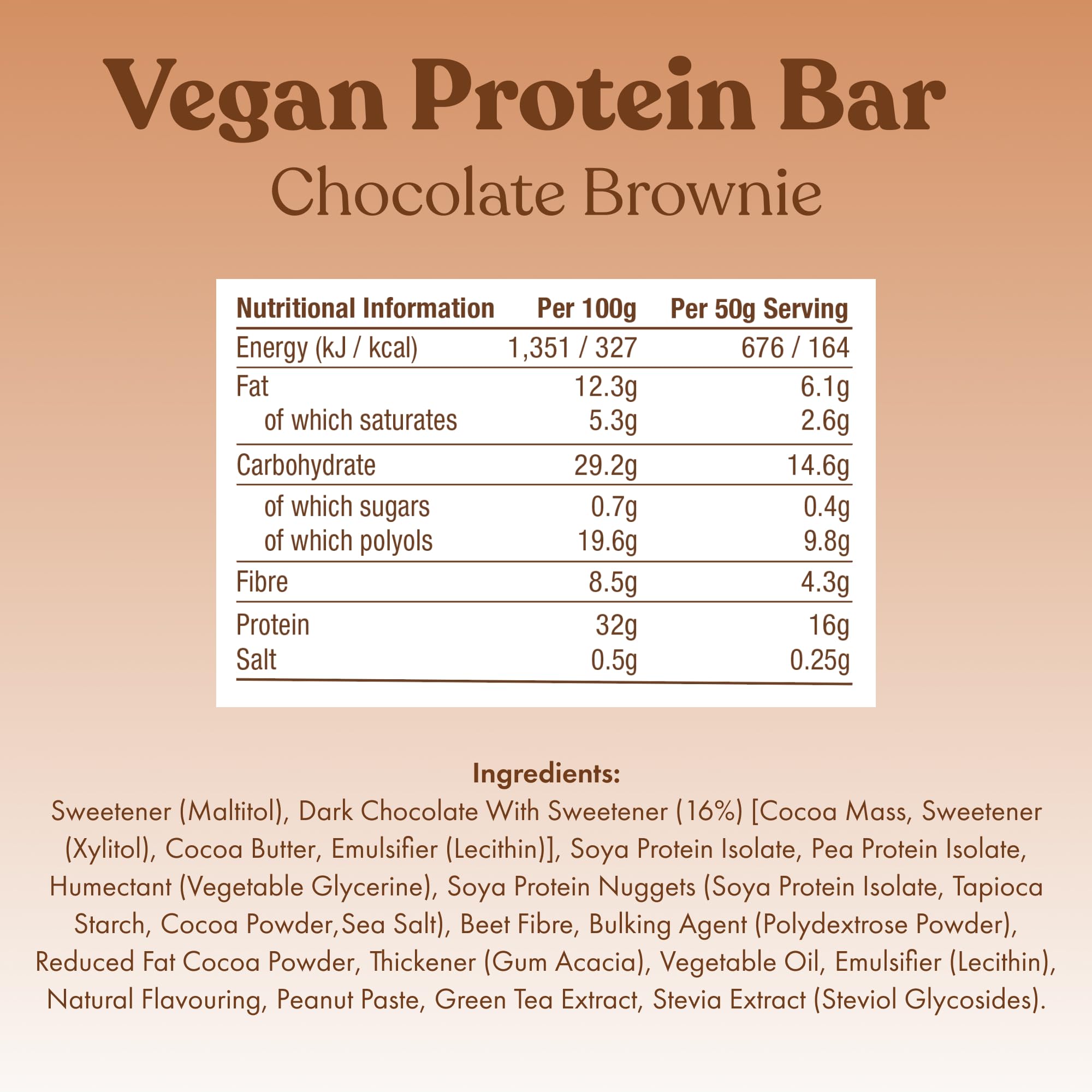 Free Soul Vegan Protein Bars 12 x 50g | Plant Based Chocolate Protein Snack | High Protein, Low Sugar 5