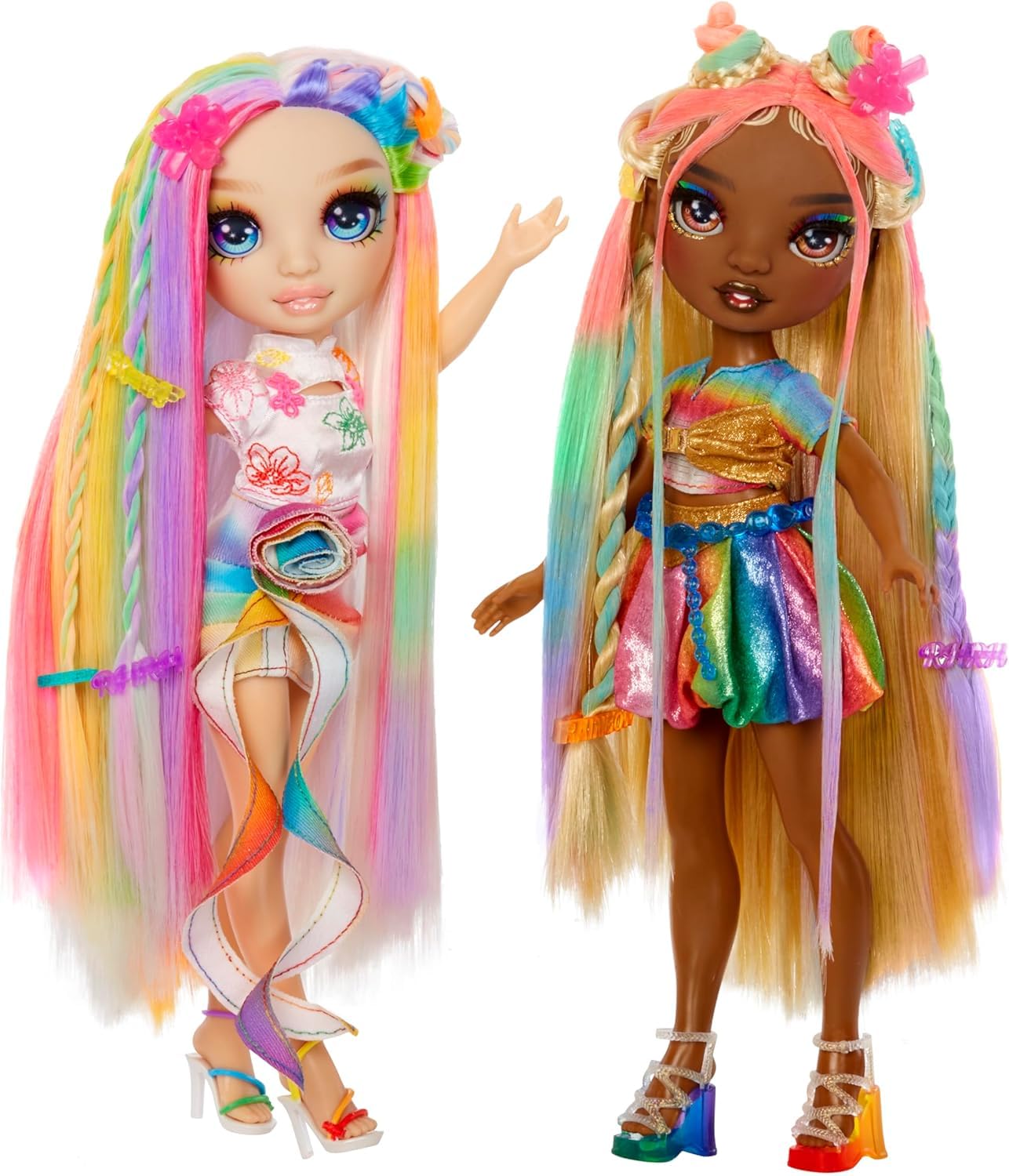 Rainbow High Amaya Hair Chalk & Style Doll - 28 cm Fashion Doll with Washable Hair Chalk Kit 7