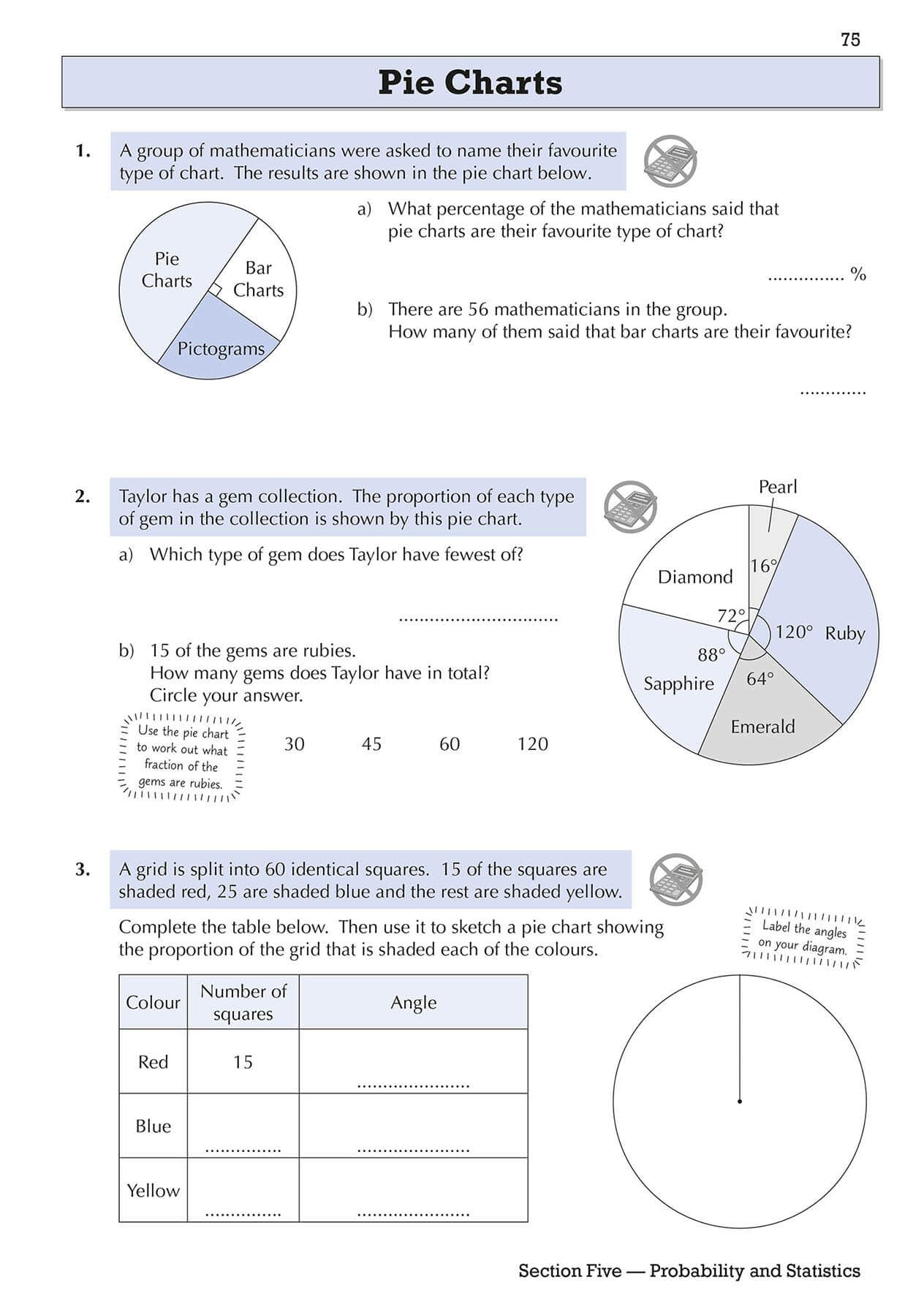 CGP KS3 Maths Targeted Workbook - Year 7 Practice Questions | Paperback | 96 Pages 8