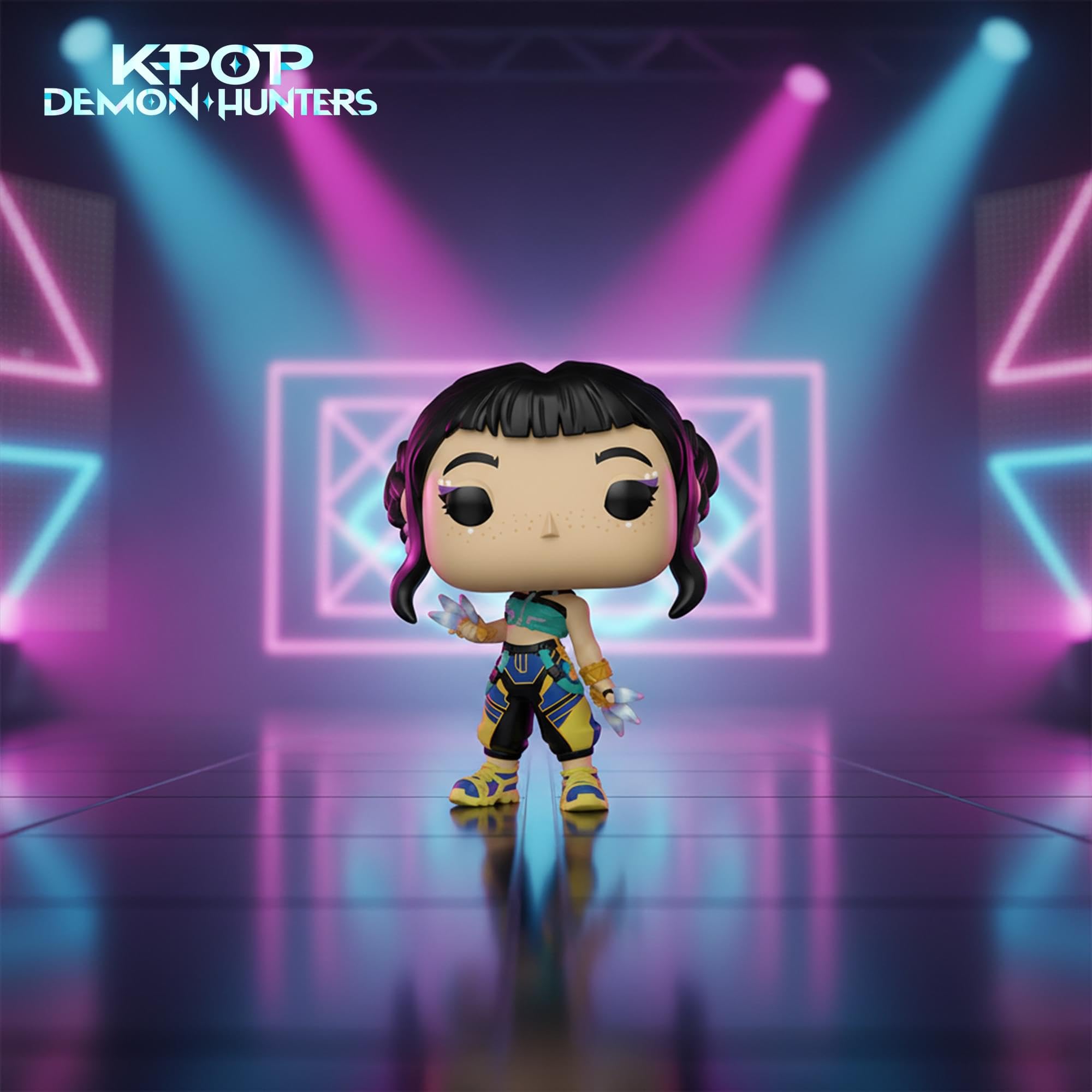 Funko Pop Animation: KPop Demon Hunters - Zoey Chibi Vinyl Figure - 3.75 Inches 2