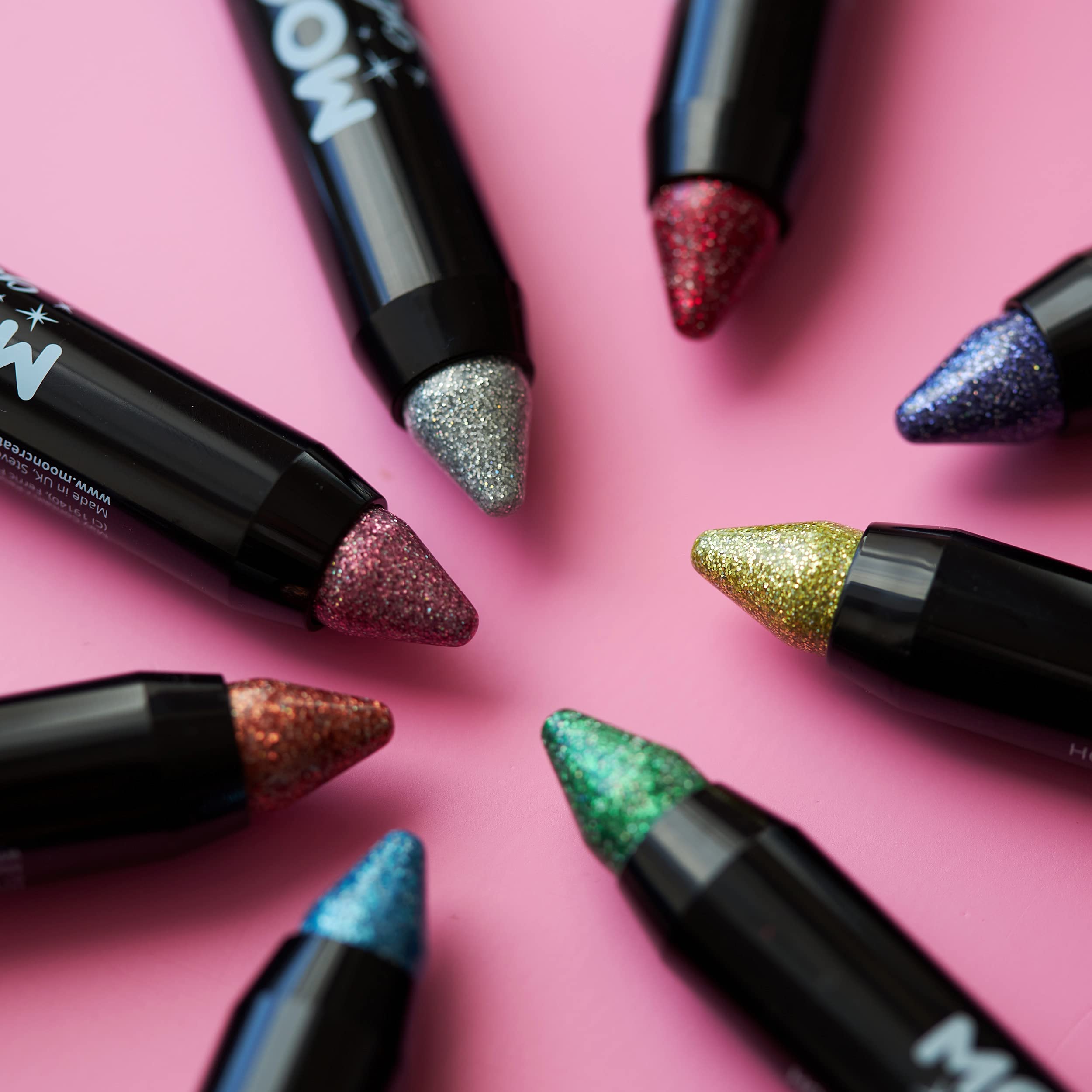 Moon Glitter - Holographic Glitter Paint Stick Body Crayon (3.5g) - Gold 12