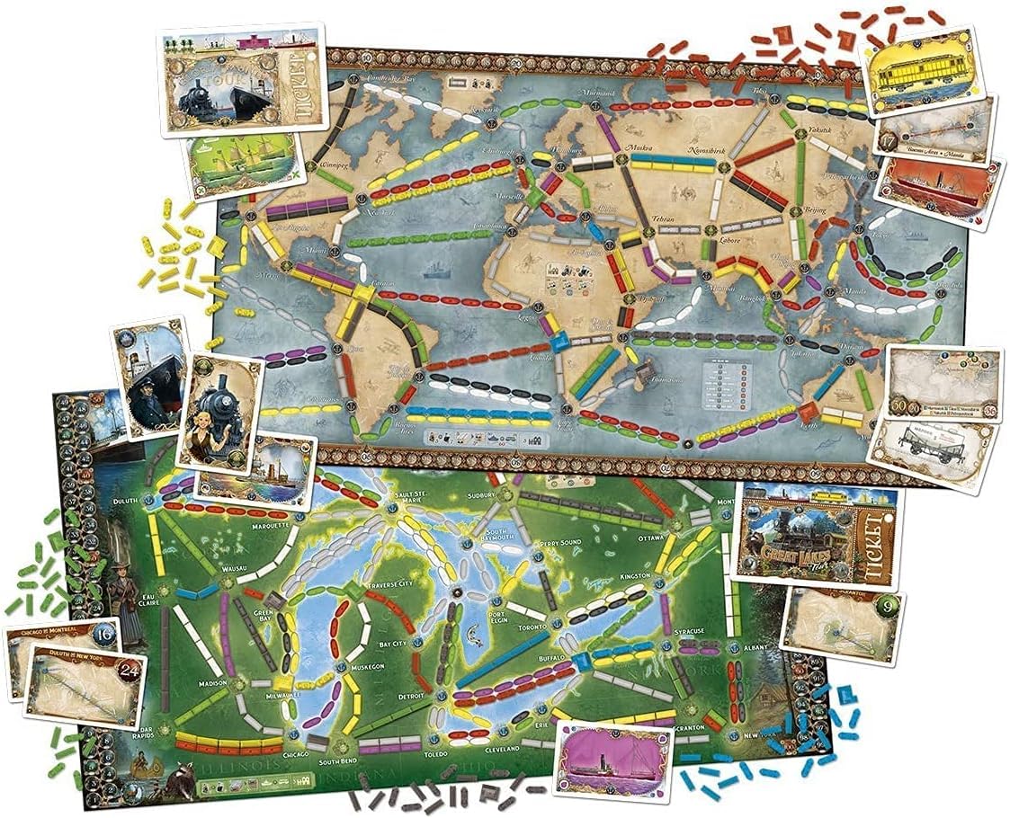 Days of Wonder Ticket to Ride Rails and Sails Board Game 6