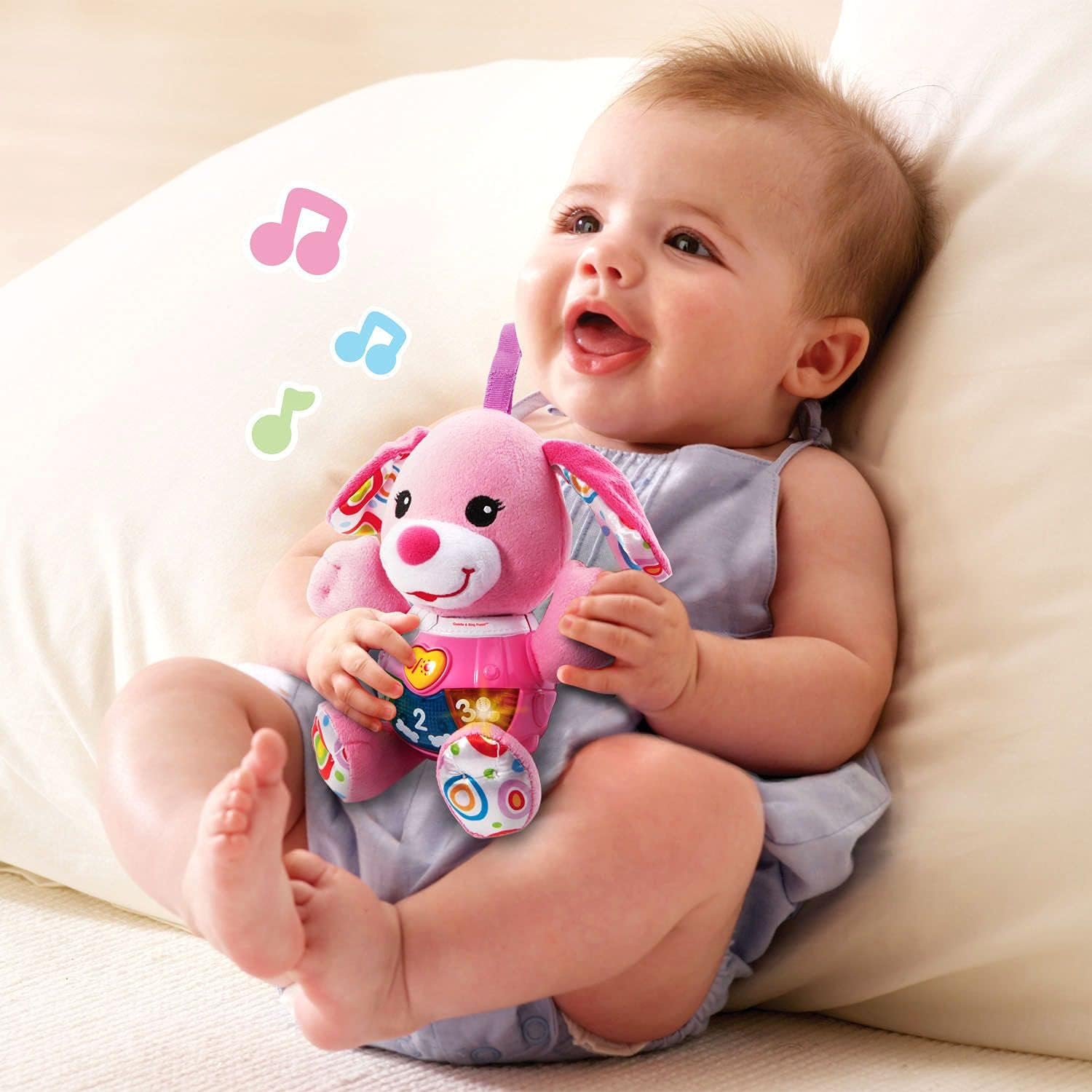 VTech Little Singing Puppy - Educational Musical Toy with Lights & Sounds for Babies 3-18 Months 5