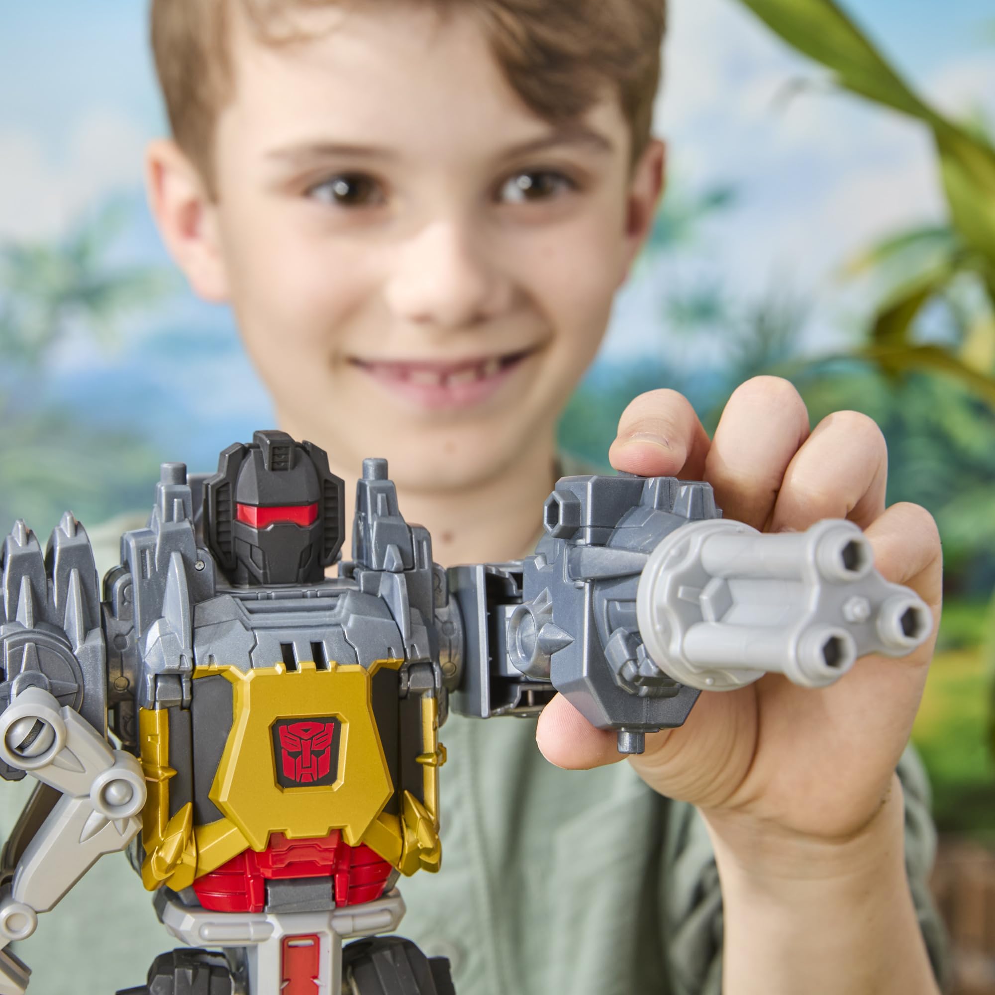Transformers Grimlock Chomp & Battle Action Figure - 22.5 cm Robot | Converts in 4 Steps 5