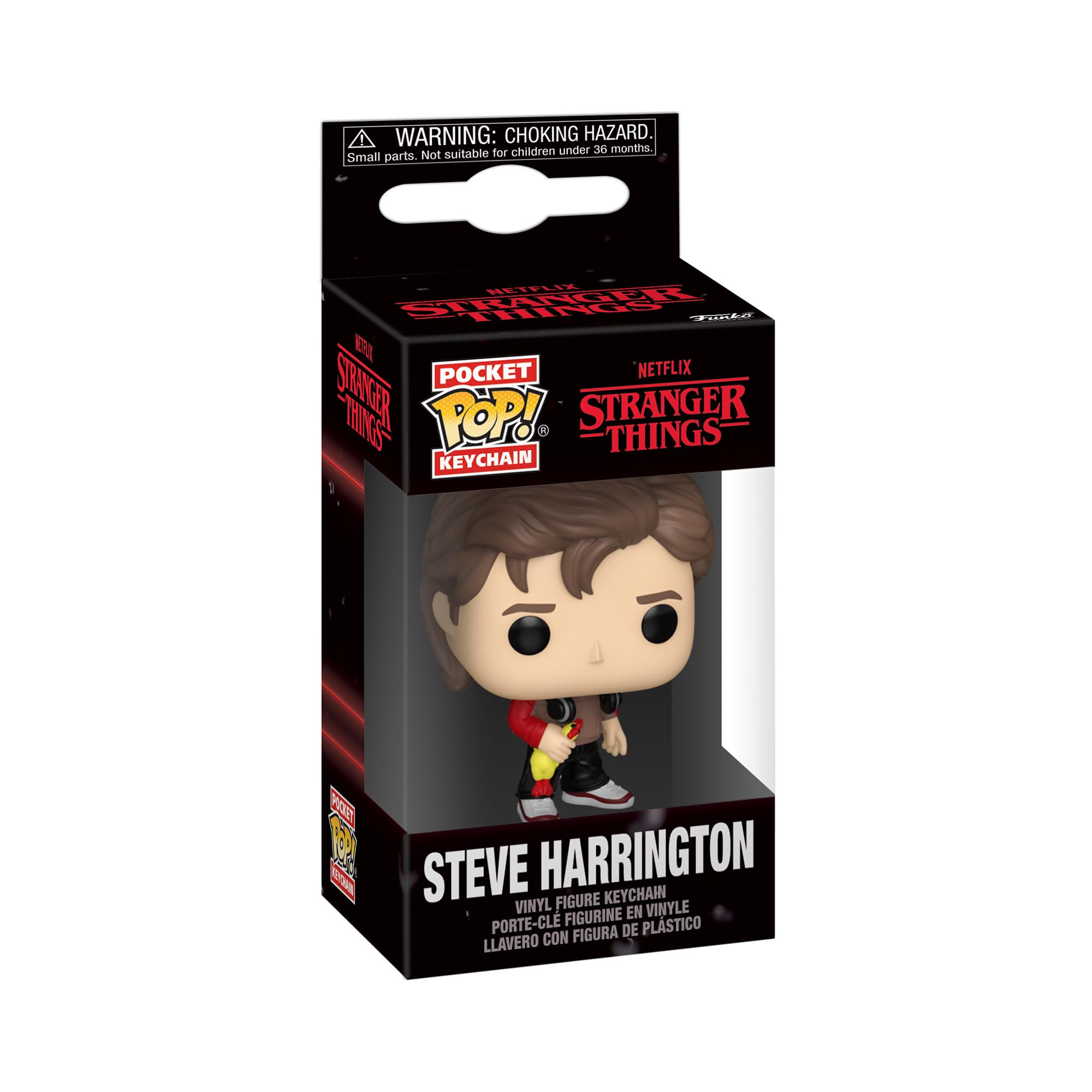 Funko Pop! Keychain: Stranger Things Season 5 - Steve Harrington Vinyl Figure 4