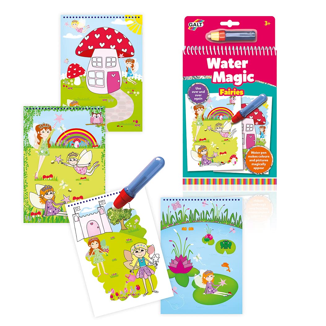 Galt Water Magic - Fairies Colouring Book | Mess-Free Reusable | Ages 3+ 8