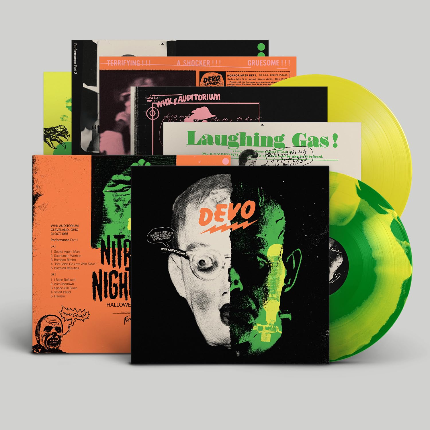 DEVO - NITROUS NIGHTMARE: HALLOWEEN LIVE 1975 [2LP Limited Coloured Vinyl] 1