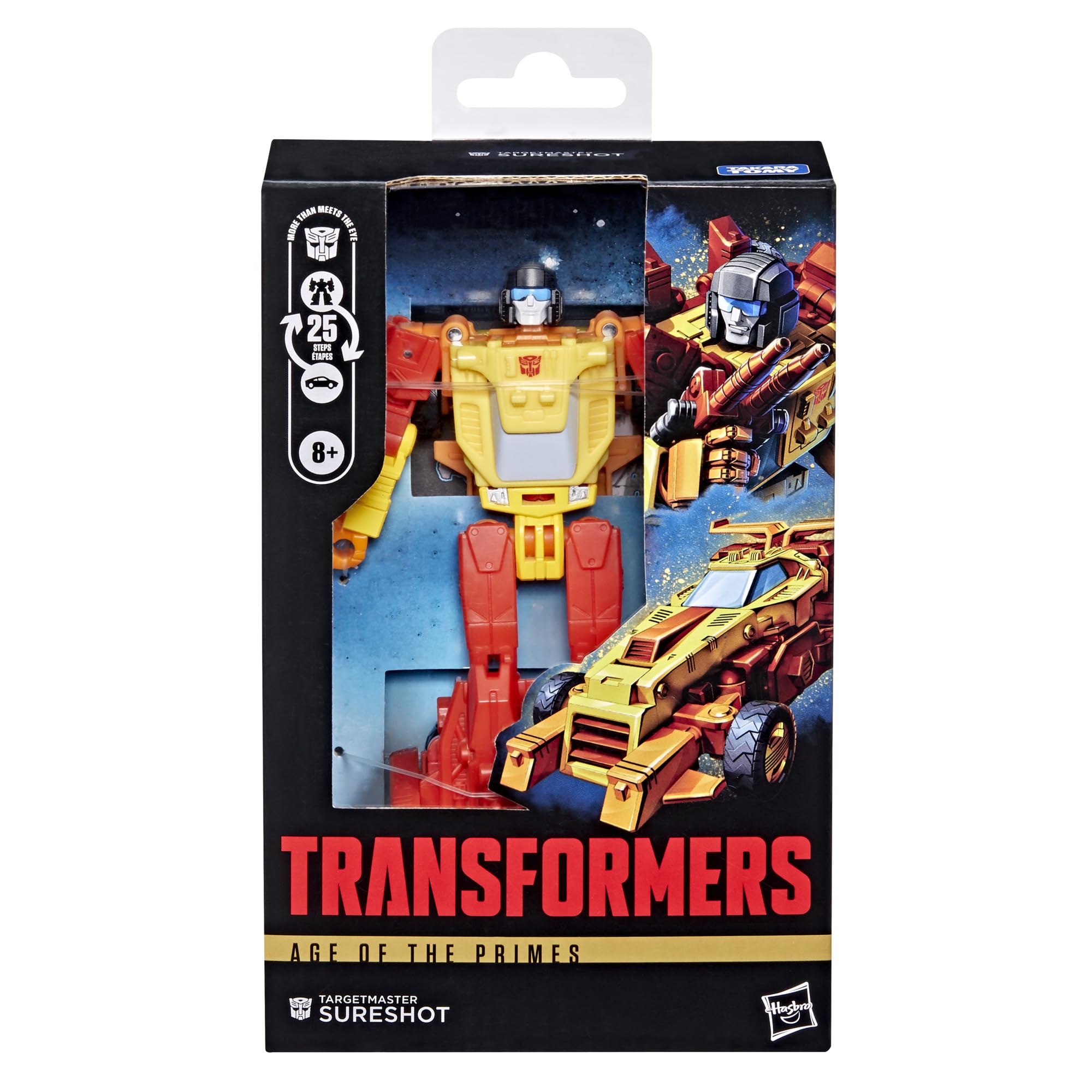 Transformers Age of the Primes Deluxe Class Sureshot Action Figure | 5.5-Inch | 25 Steps 4