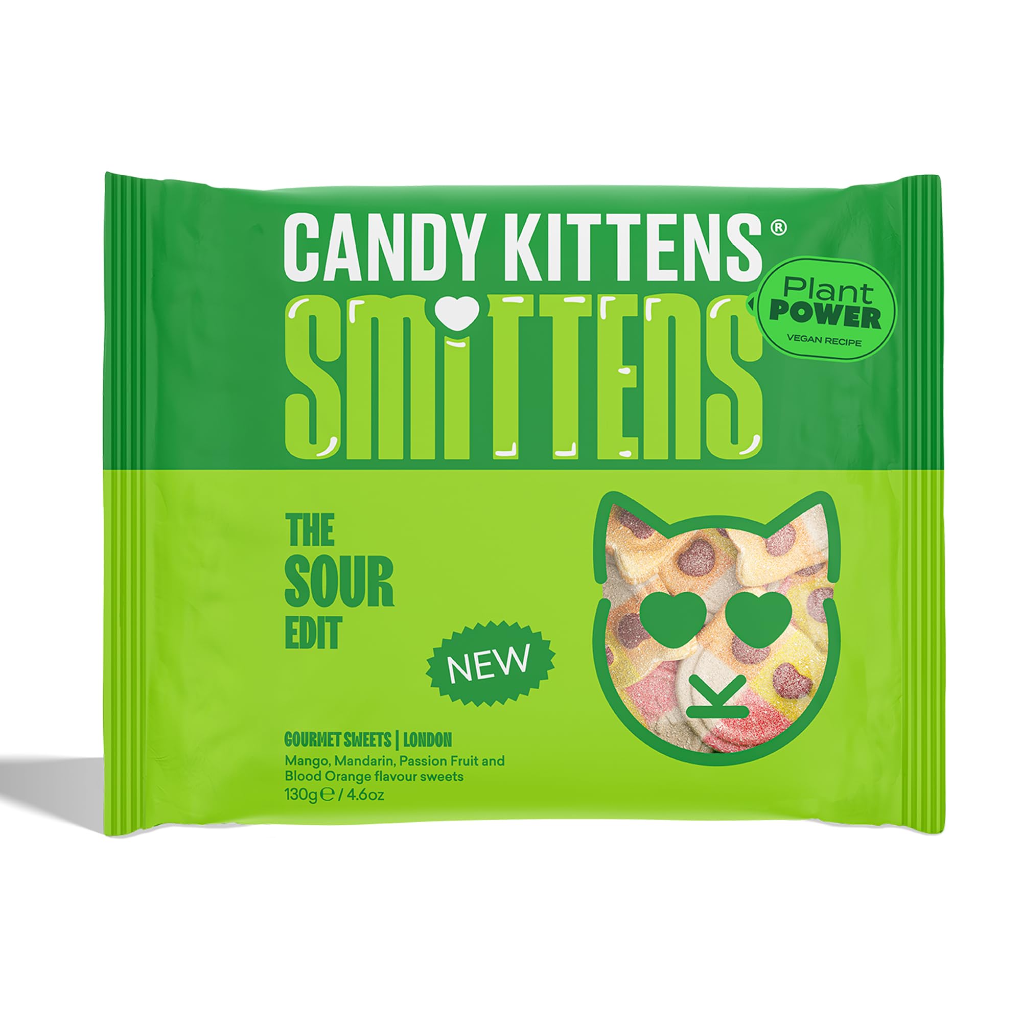 Candy Kittens The Sour Edit Tropical Vegan Sweets - 130g 1