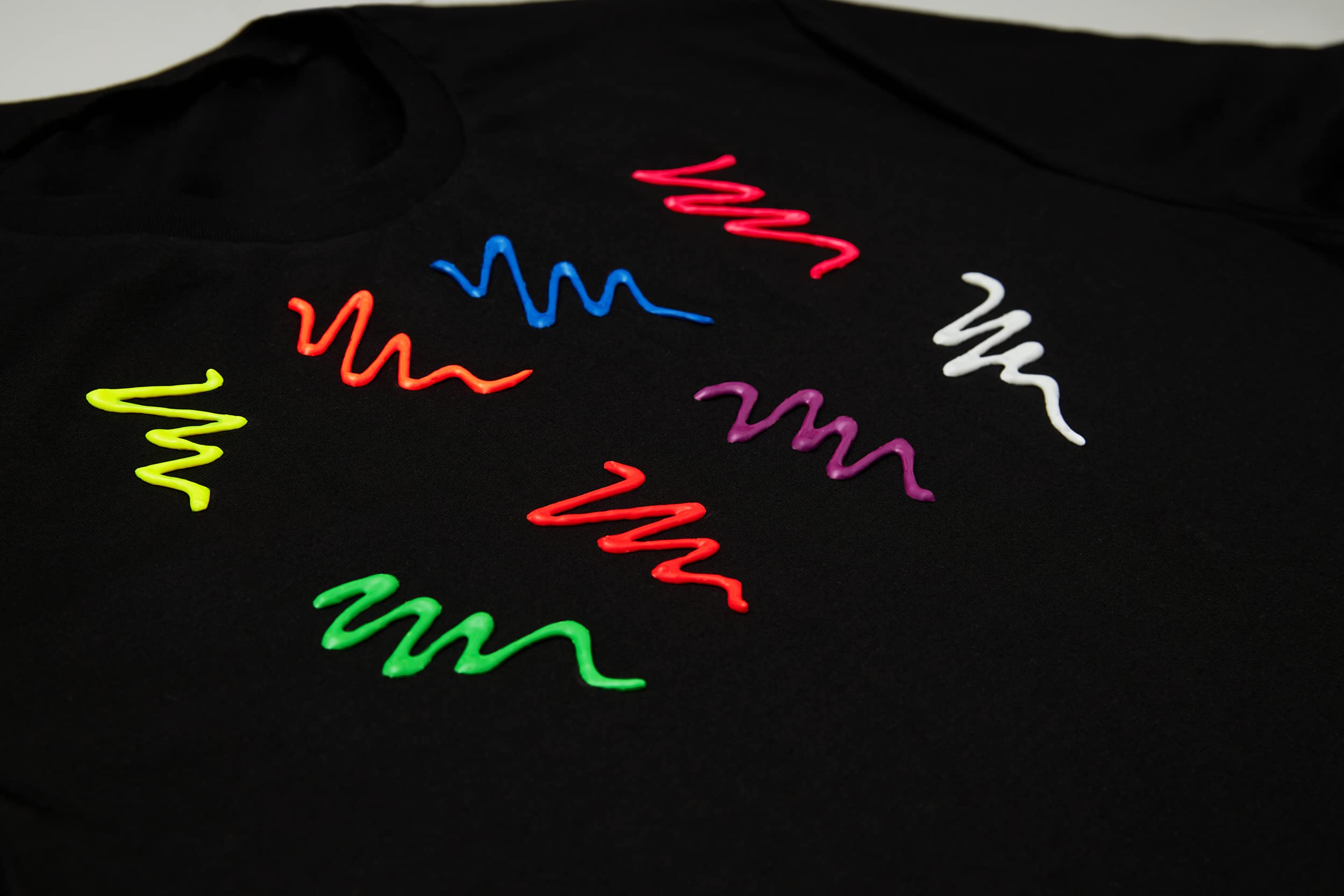 Moon Glow - Neon UV 3D Fabric Paint - 125ml - Intense Red 14