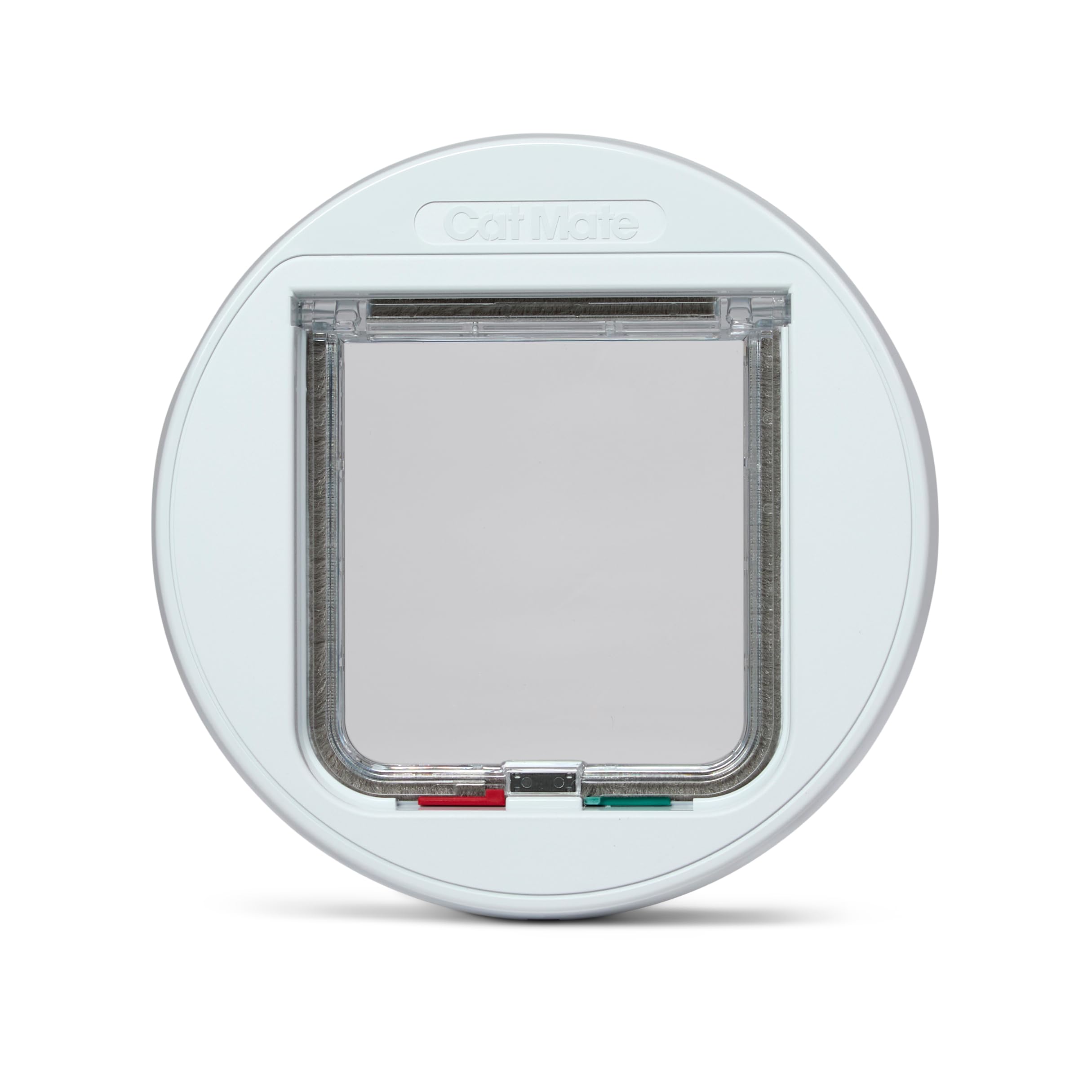 Cat Mate 4-Way Locking Glass Fitting Cat Flap for Small/Average Cats & Small Dogs | Medium Size