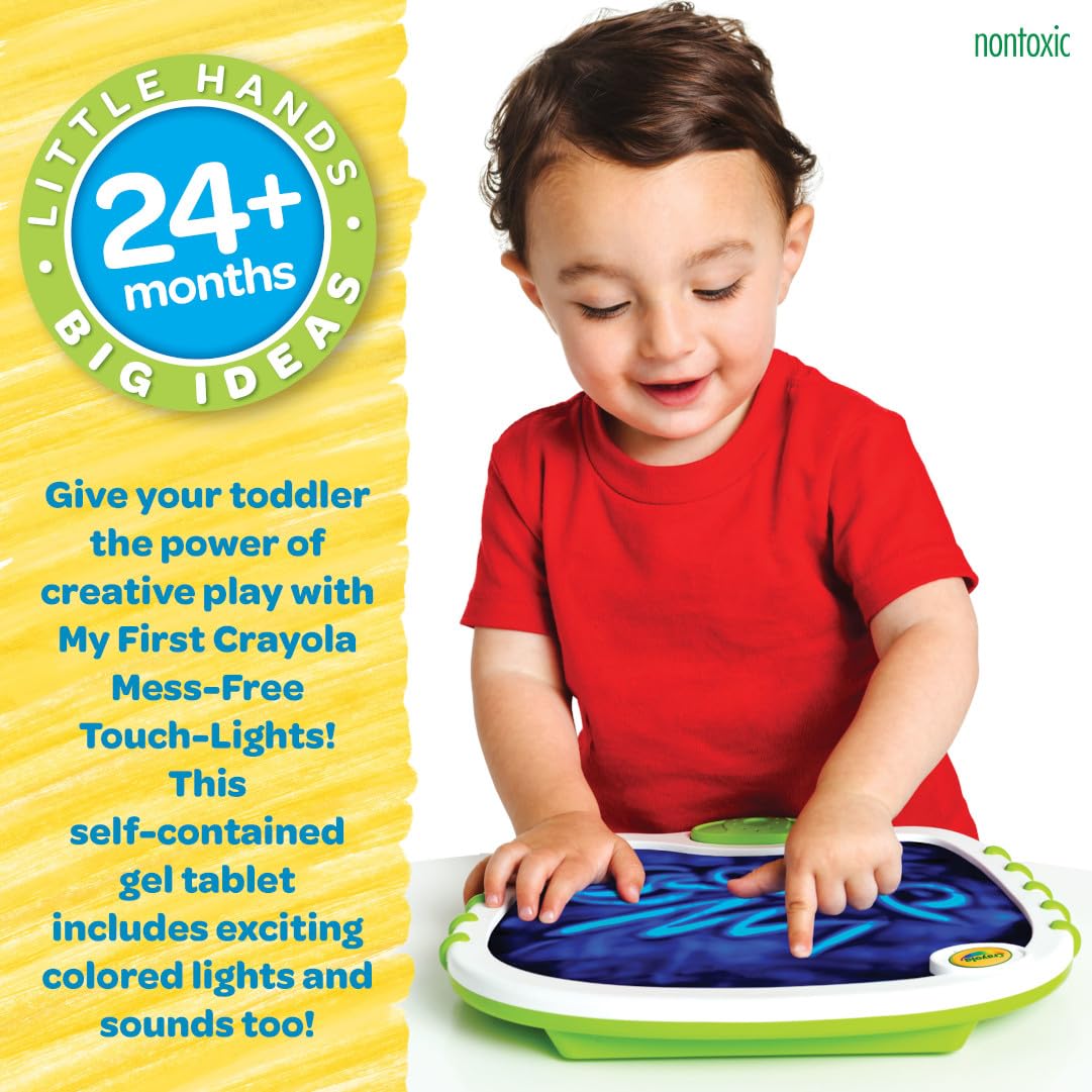 CRAYOLA Touch Lights - Mess-Free Doodling Tablet with Lights & Sounds | Ages 2+ 4
