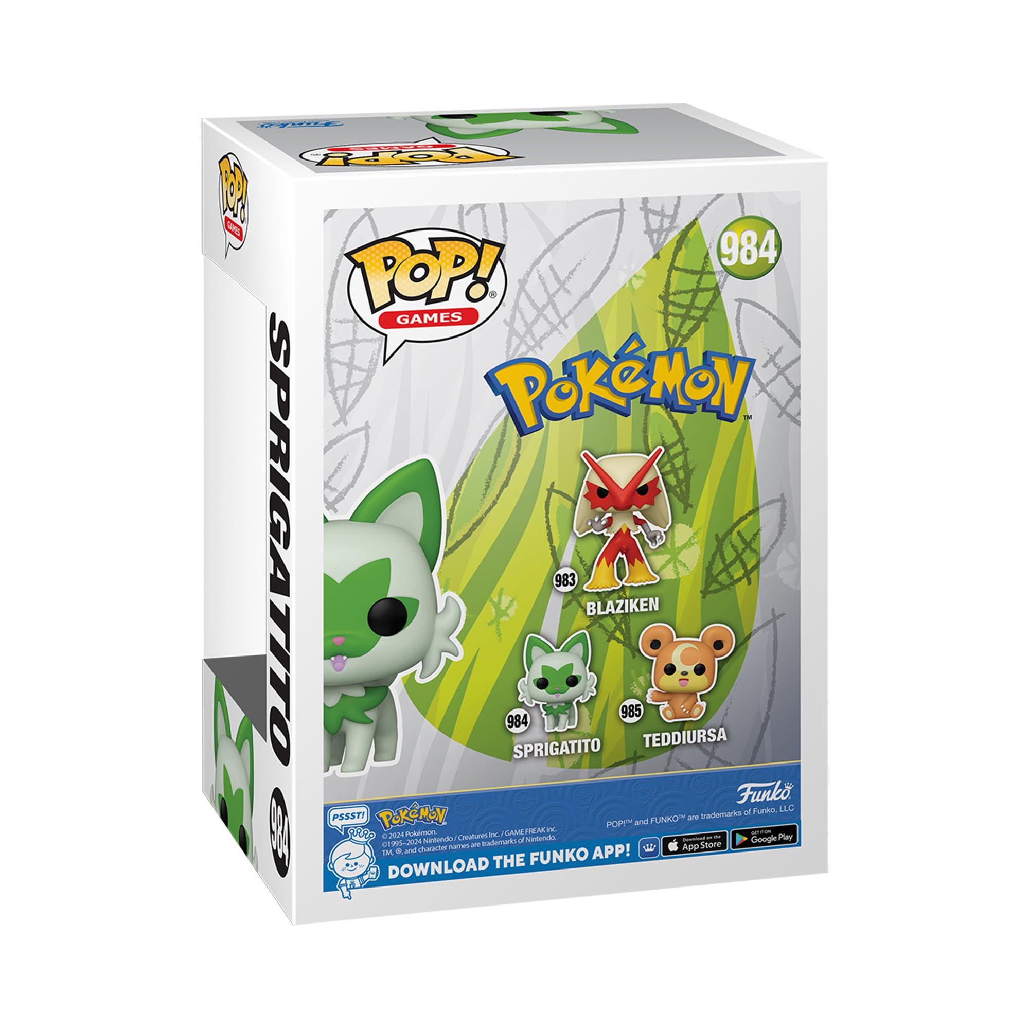 Funko Pop! Pokemon Sprigatito Vinyl Figure | 3.75 Inches | Model 75191 3