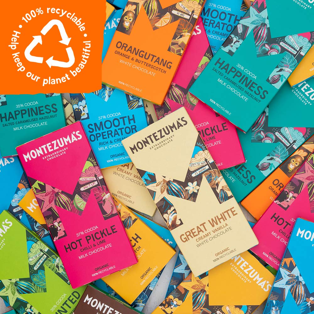 Montezuma's - Bar Library Chocolate Collection, 5 x 90g Gluten-Free Variety Pack 15