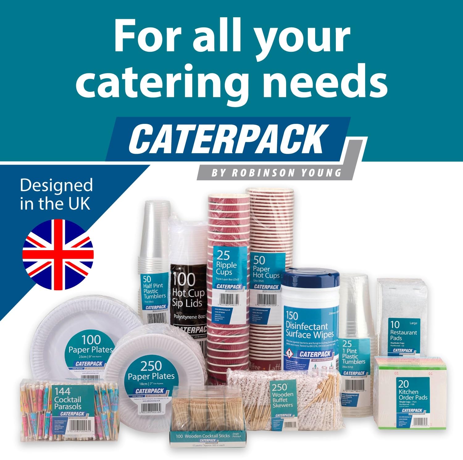 CATERPACK BY ROBINSON YOUNG Kitchen Order Pads - 20 Count Single Copy Pads | 100 Numbered Pages 7
