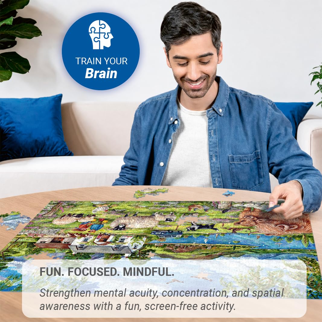 Ravensburger Country Farm 1000 Piece Jigsaw Puzzle for Adults and Families 3