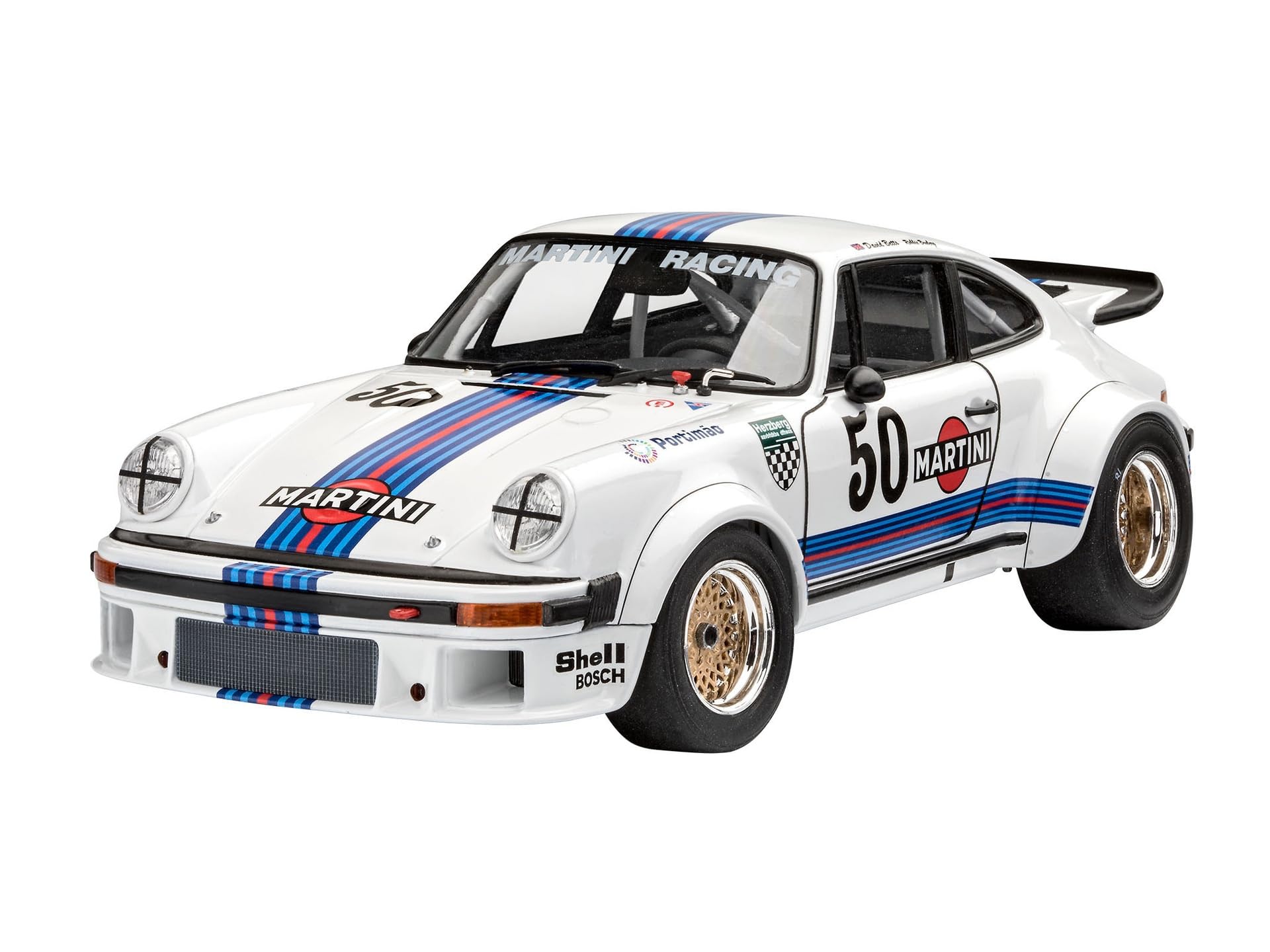 Revell Porsche 934 RSR 'Martini Racing' 1:24 Plastic Model Kit - Building Toy for Ages 3+ 13