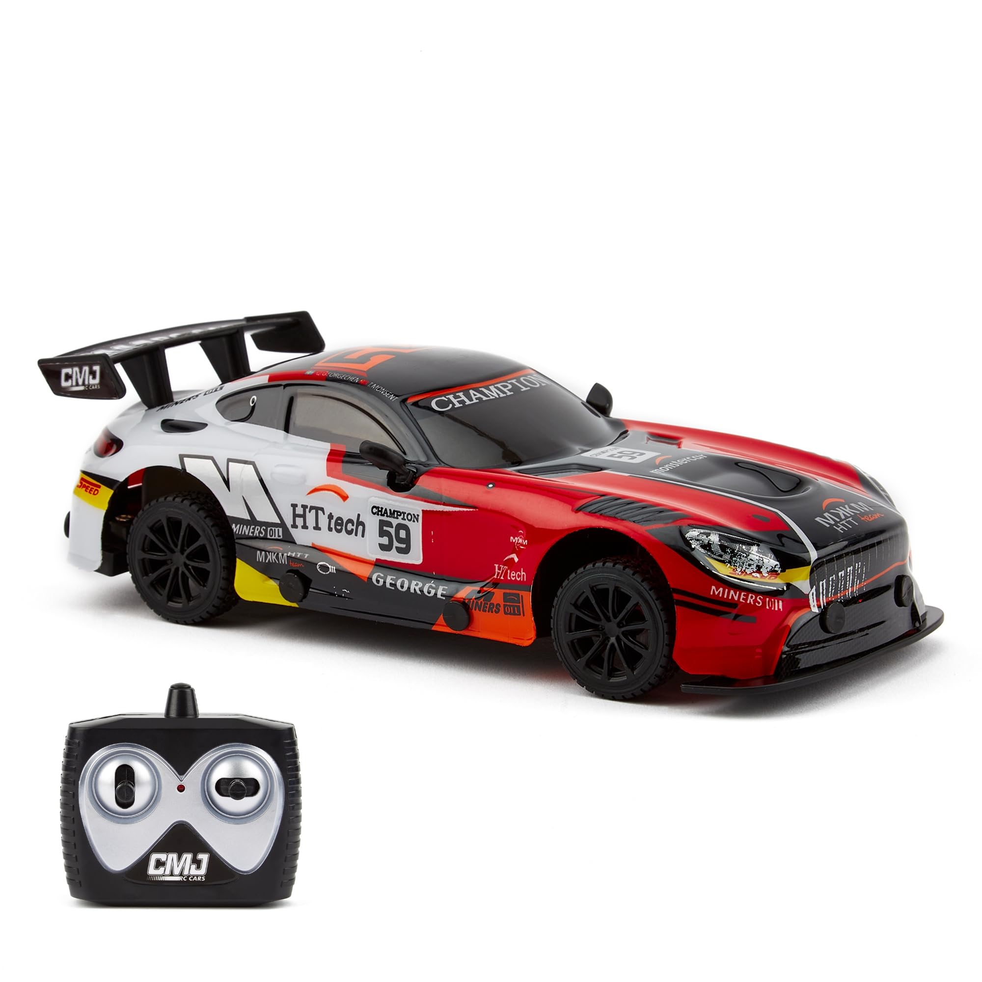 Road Rebel Redline Racer - 1:24 Scale RC Car with 2.4GHz Remote Control 10